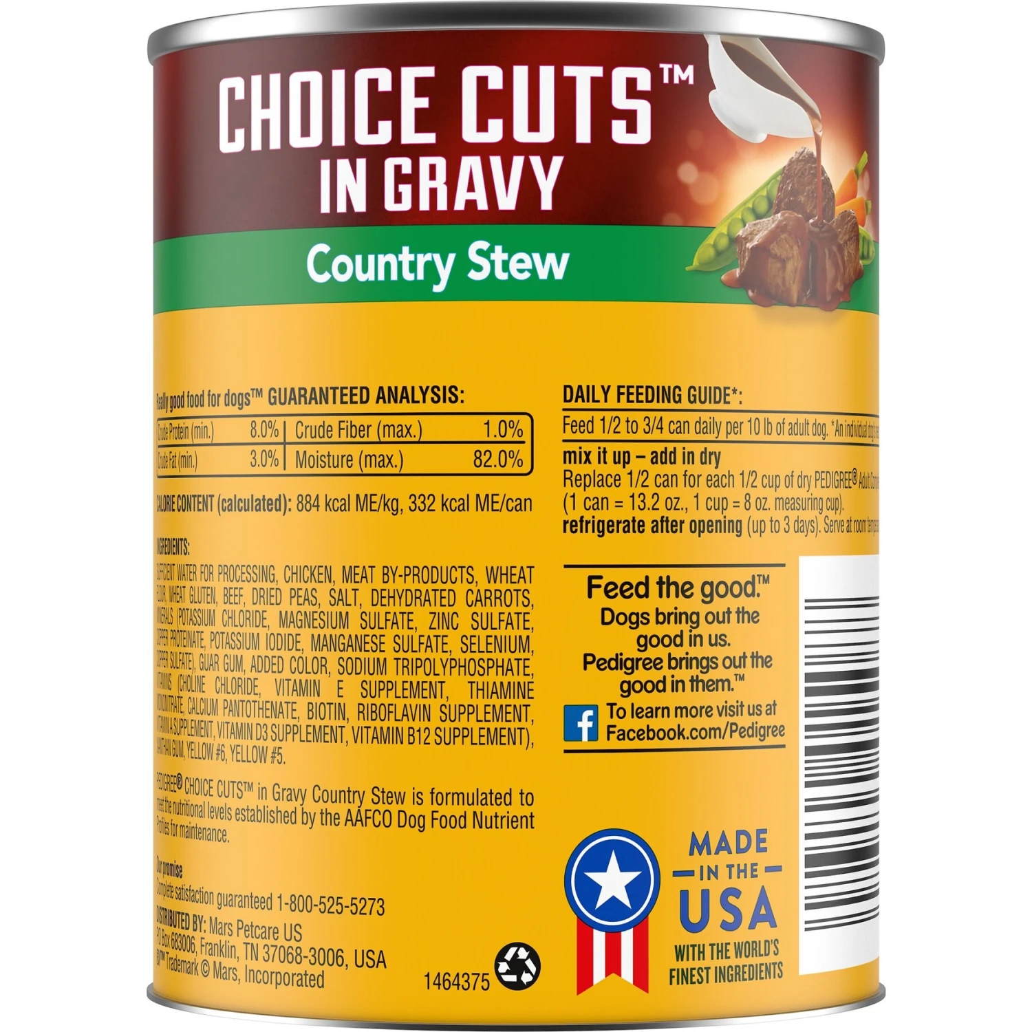 Pedigree Choice Cuts In Gravy Country Stew Adult Canned Wet Dog Food - Image 2