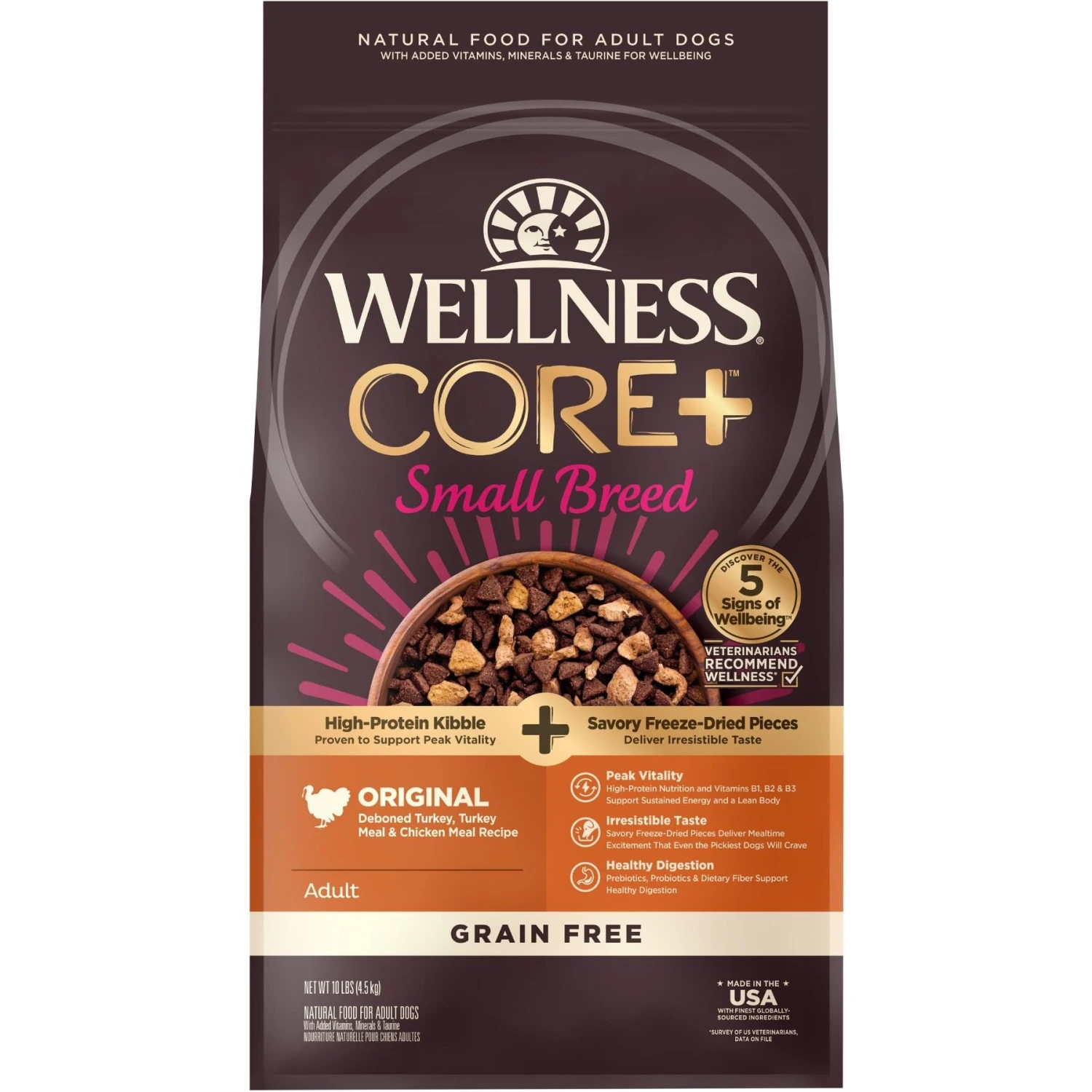 Wellness CORE RawRev Grain-Free Small Breed Original Recipe With Freeze-Dried Turkey Dry Dog Food