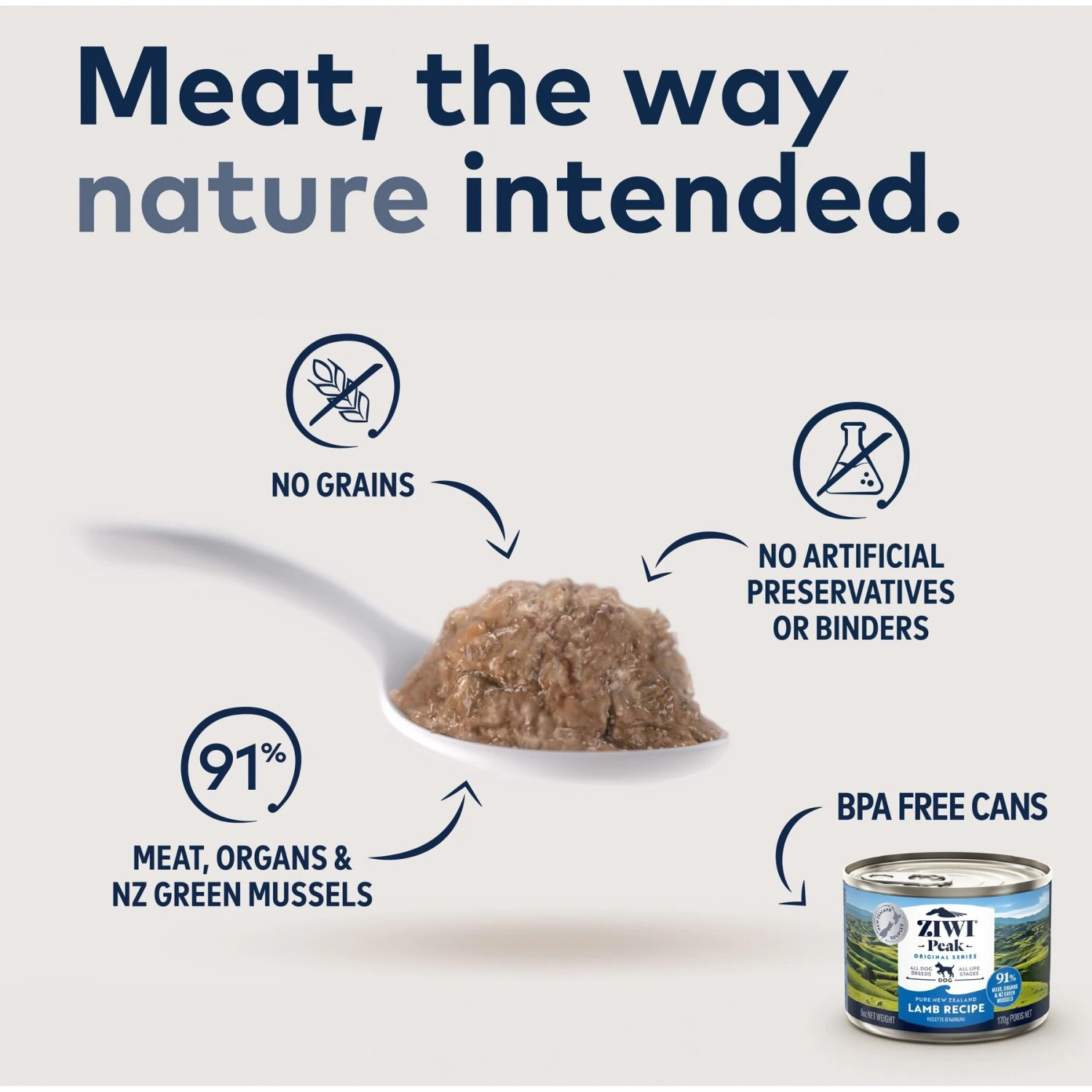 ZIWI Peak Lamb Recipe Canned Dog Food - Image 2