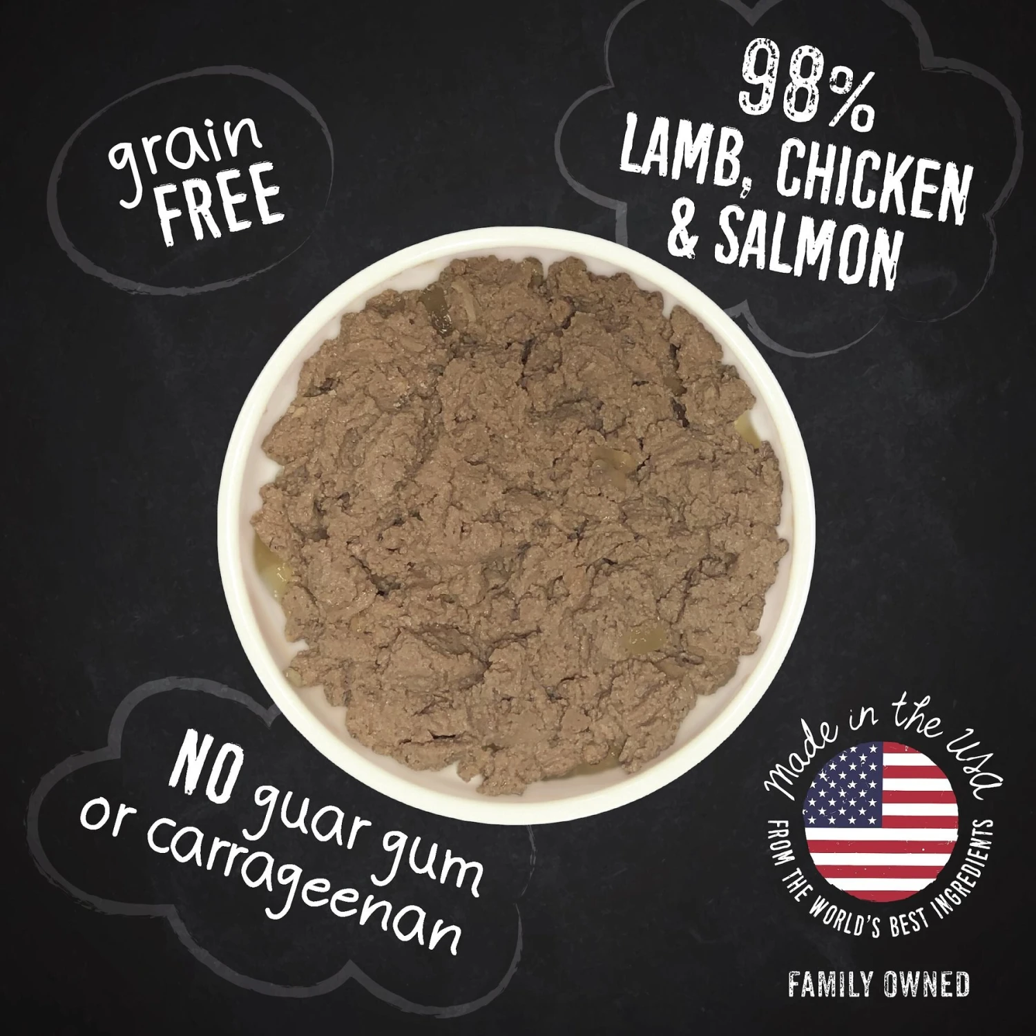 Hound & Gatos 98% Lamb, Chicken & Salmon Grain-Free Canned Dog Food - Image 4