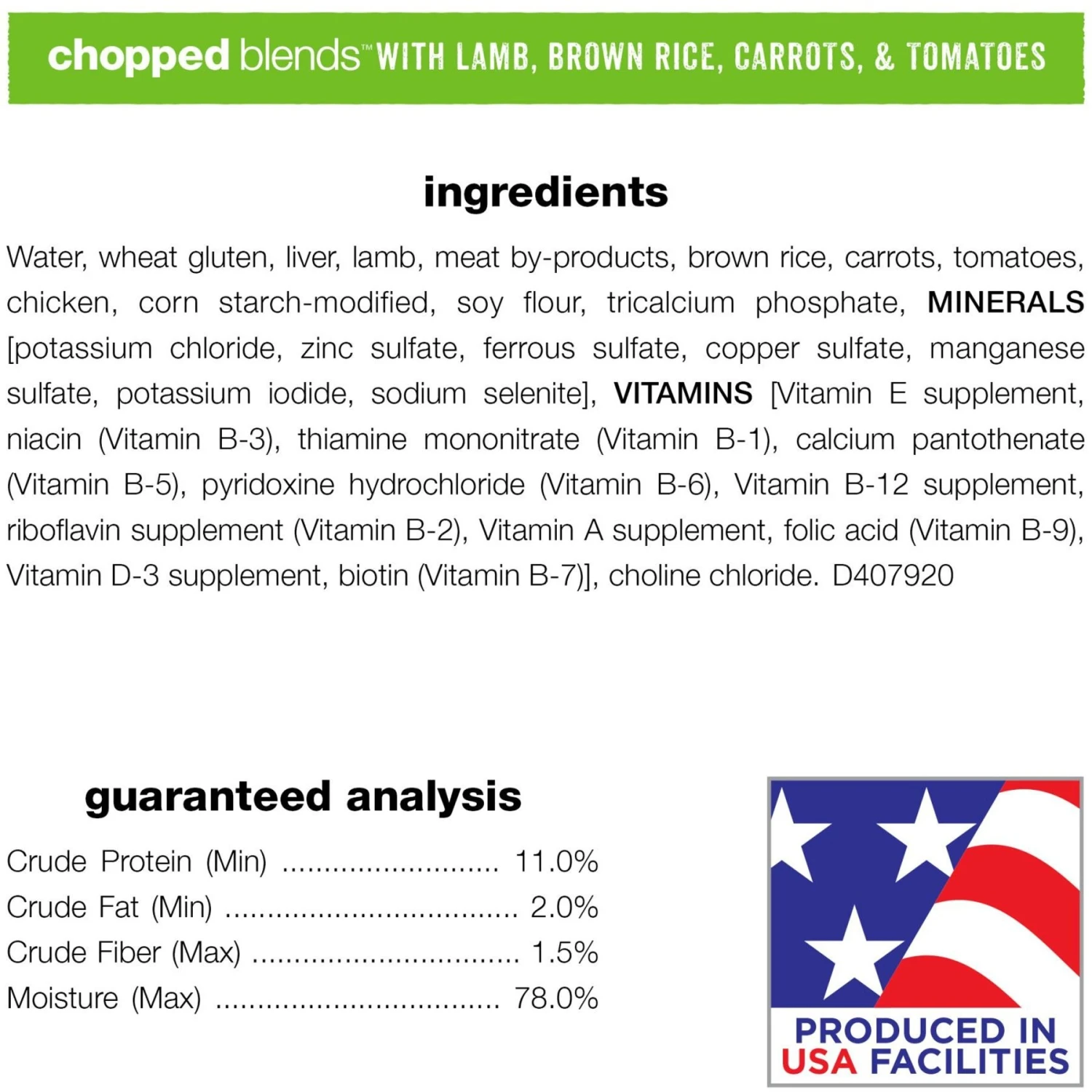 Purina Beneful Chopped Blends With Lamb, Brown Rice, Carrots &Tomatoes Wet Dog Food, 10-oz Container, Case Of 8 - Image 5