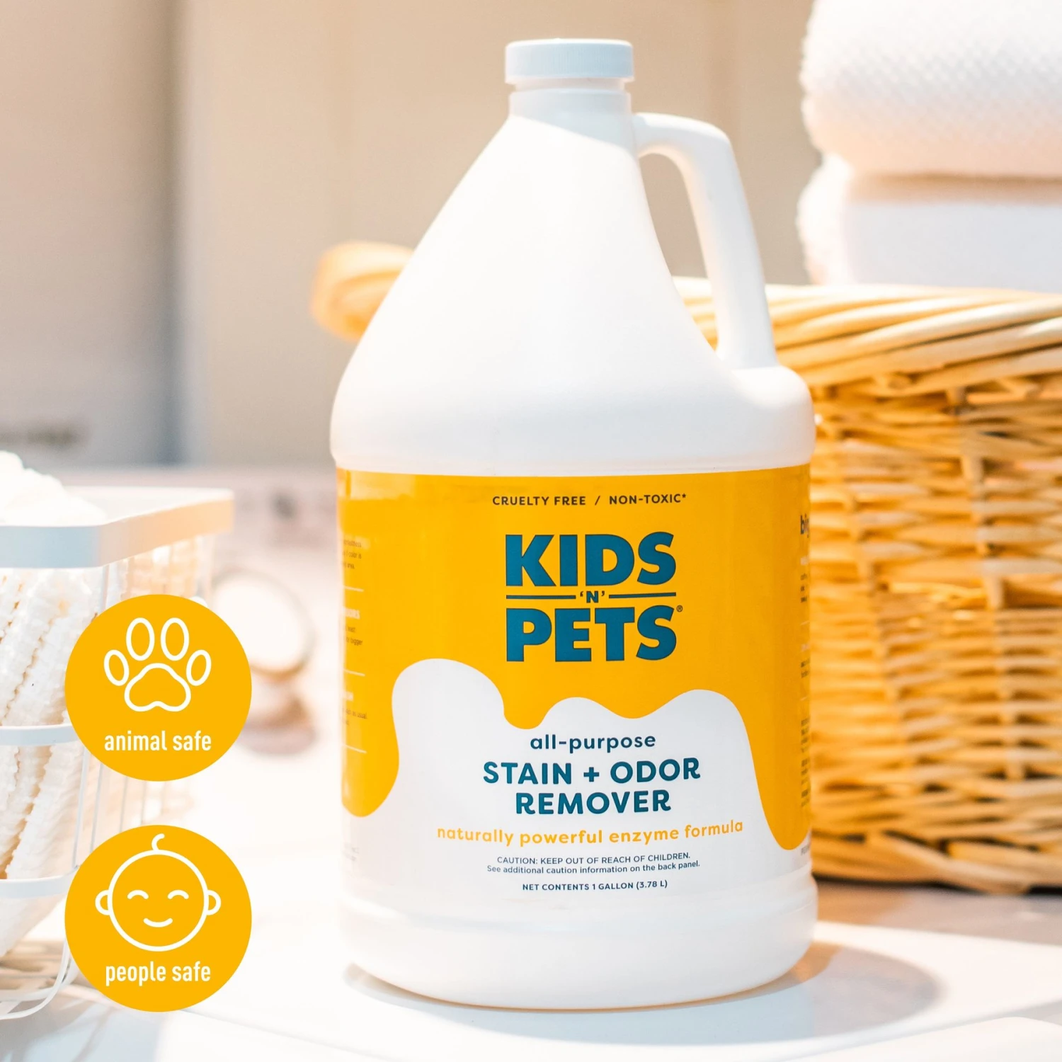 KIDS 'N' PETS Instant All Purpose Stain & Odor Remover, 1-gal - Image 5
