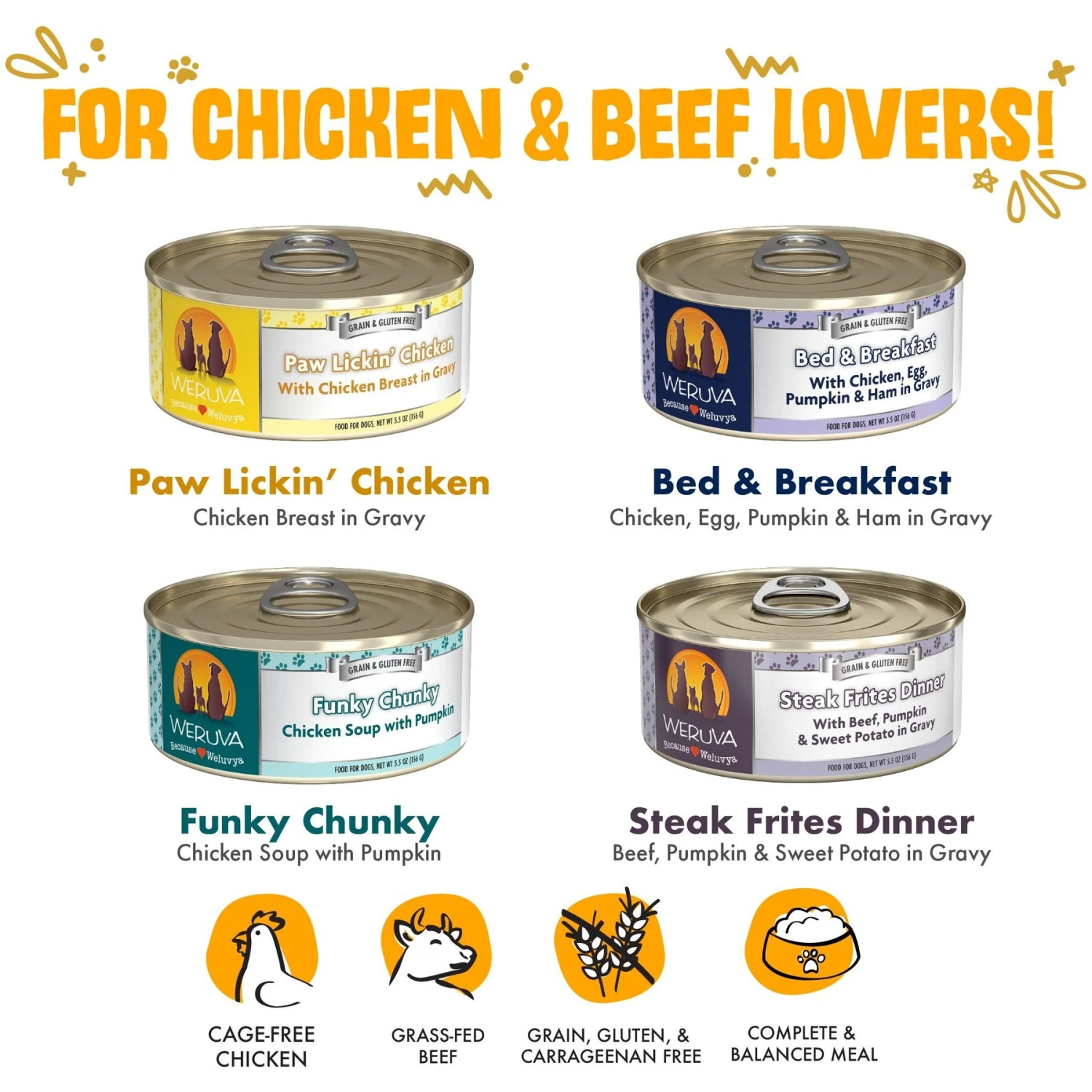 Weruva Baron's Batch Variety Pack Grain-Free Canned Dog Food - Image 7