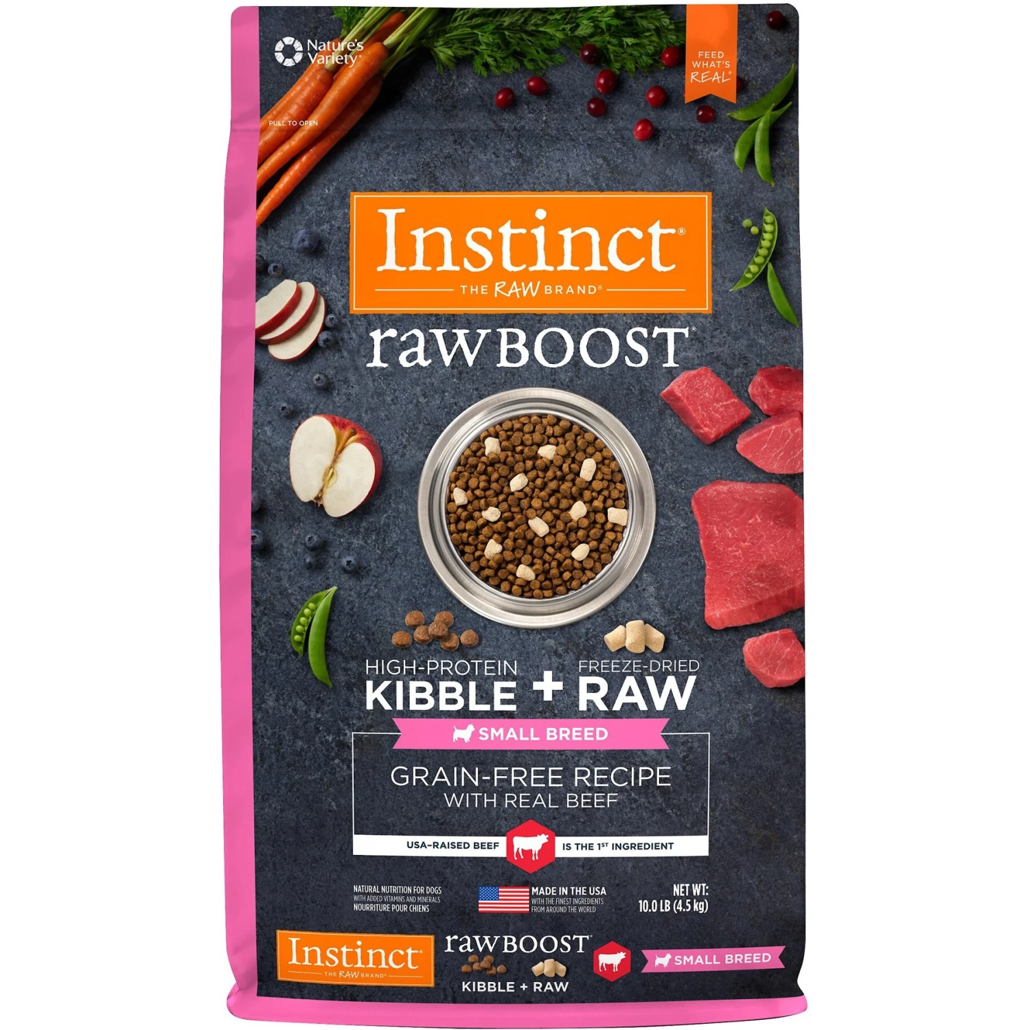 Instinct Raw Boost Small Breed Grain-Free Recipe With Real Beef & Freeze-Dried Raw Pieces Dry Dog Food - Image 8
