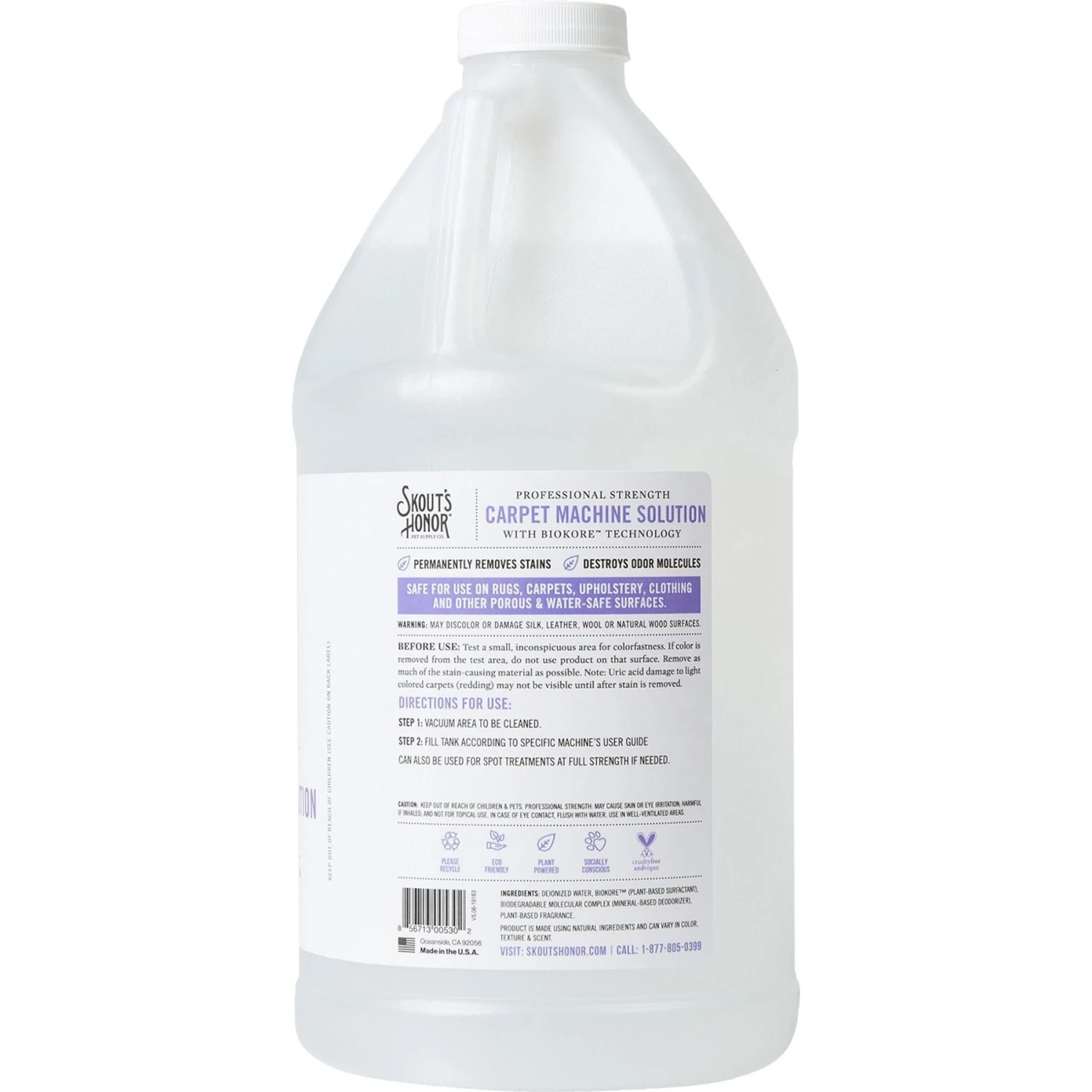 Skout's Honor Carpet Machine Solution, 64-oz Bottle - Image 2