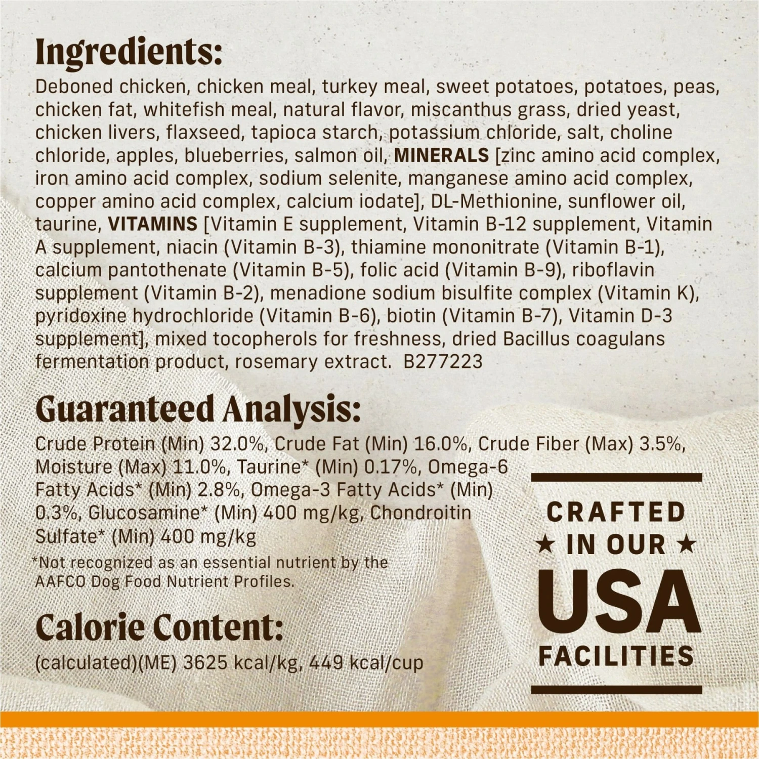 Merrick Lil' Plates Grain-Free Small Breed Dry Dog Food Real Chicken, Sweet Potatoes + Peas With Raw Bites Recipe - Image 7