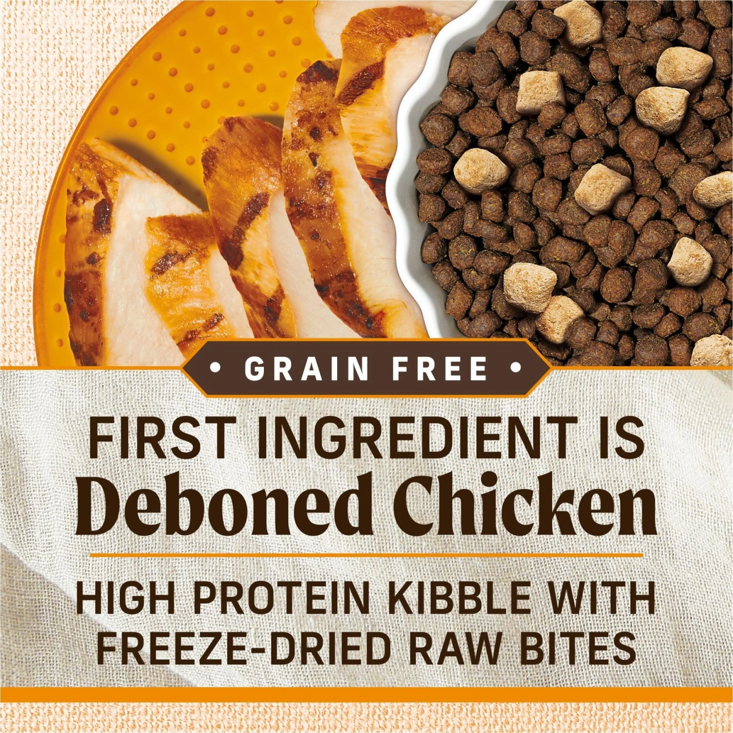 Merrick Lil' Plates Grain-Free Small Breed Dry Dog Food Real Chicken, Sweet Potatoes + Peas With Raw Bites Recipe - Image 9