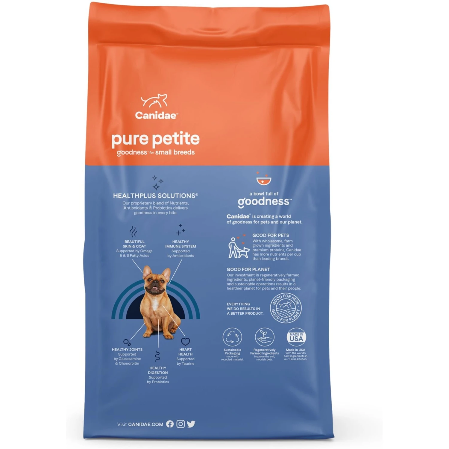 CANIDAE PURE Petite Adult Small Breed Grain-Free With Lamb Dry Dog Food - Image 3