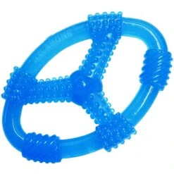Nylabone Puppy Chew Spin Tug & Play Toy Peanut Butter Blue, Medium