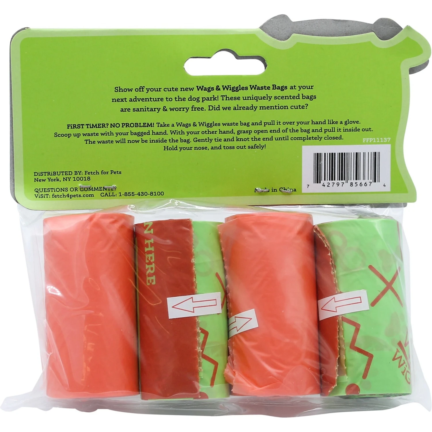 Wags & Wiggles Scented Wastebags Refill Pack - Image 2