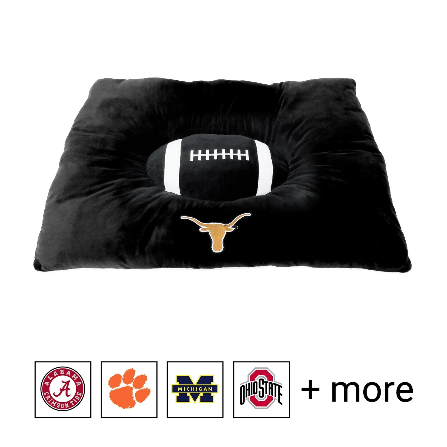 Pets First NCAA Football Pillow Dog Bed