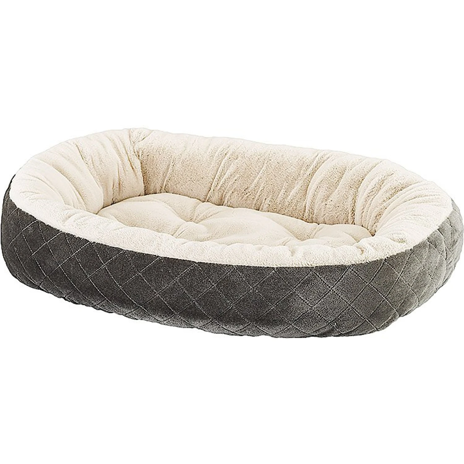 Ethical Pet Sleep Zone Quilted Oval Cuddler Bolster Dog Bed