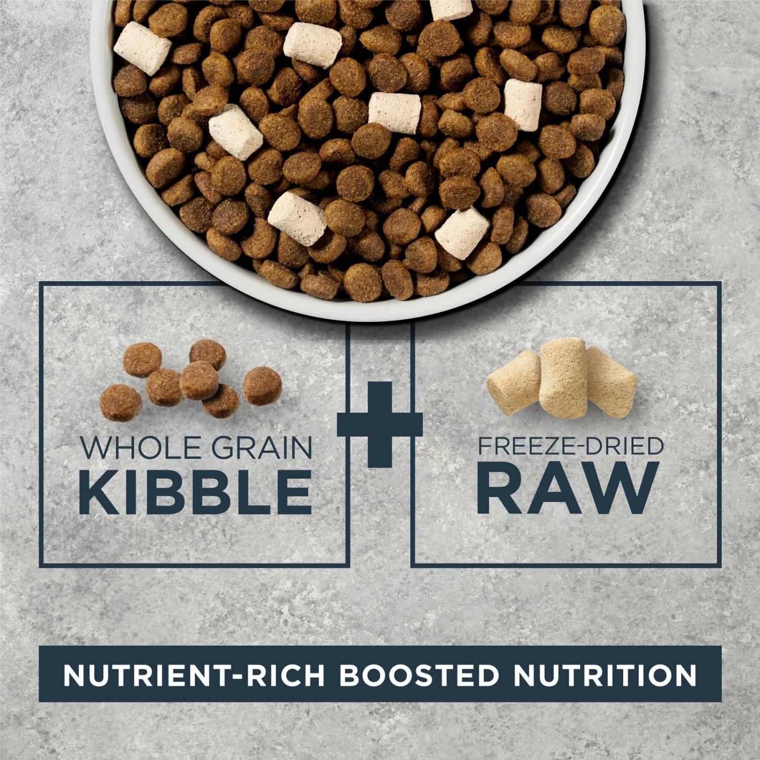 Instinct Raw Boost Puppy Whole Grain Real Chicken & Brown Rice Recipe Freeze-Dried Raw Coated Dry Dog Food - Image 3