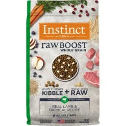 Instinct Raw Boost Whole Grain Real Lamb & Oatmeal Recipe Freeze-Dried Raw Coated Dry Dog Food