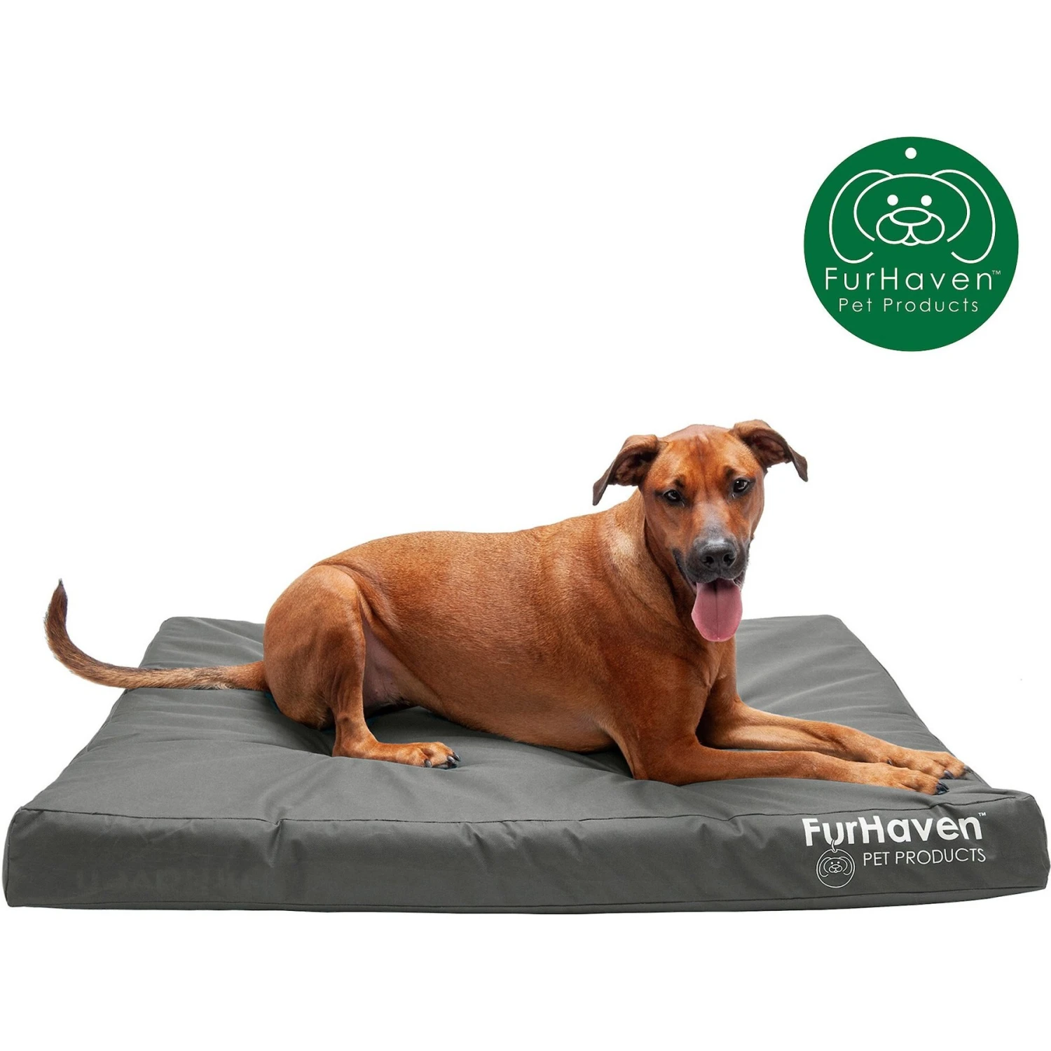 FurHaven Deluxe Oxford Orthopedic Indoor/Outdoor Dog & Cat Bed With Removable Cover - Image 4