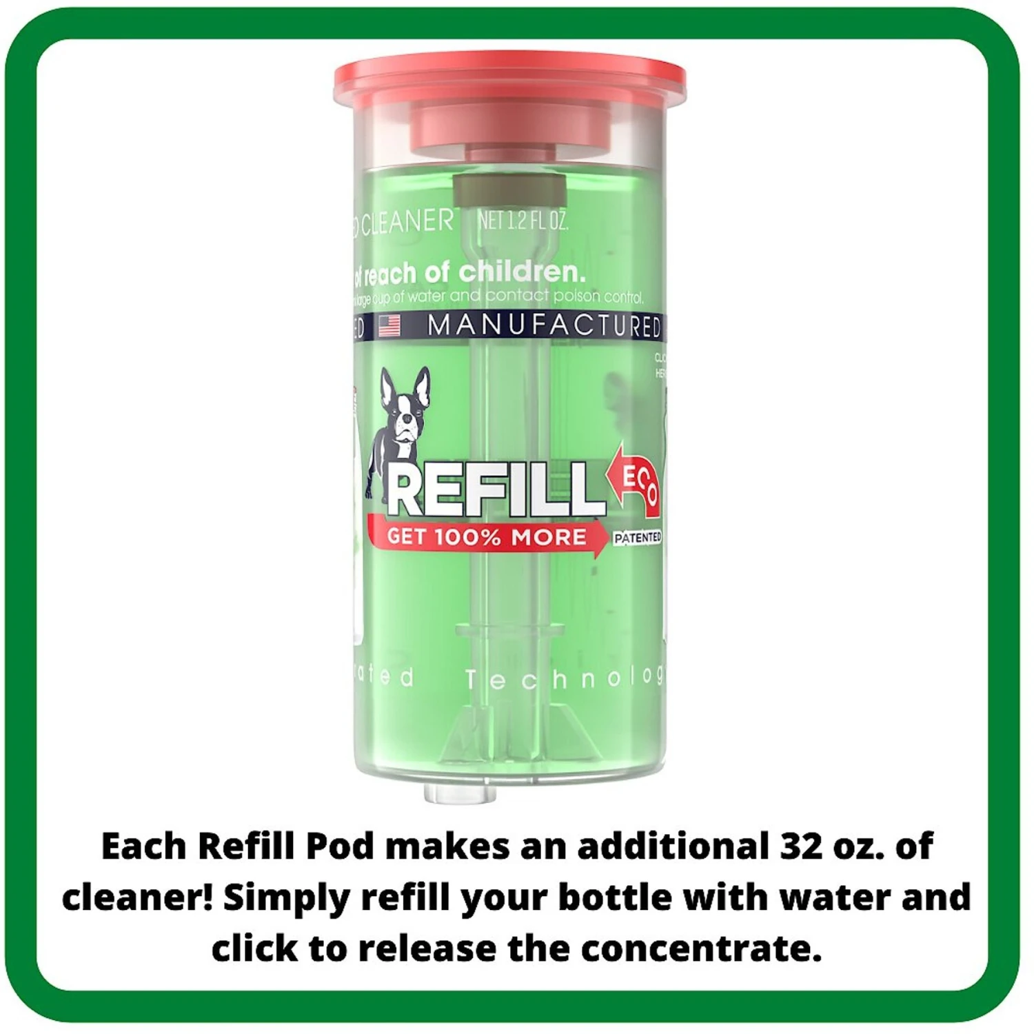 Ion Fusion Professional ION Formula Cool Cucumber Pet Stain & Odor Destroyer Refill, 32-oz, 2 Count - Image 2
