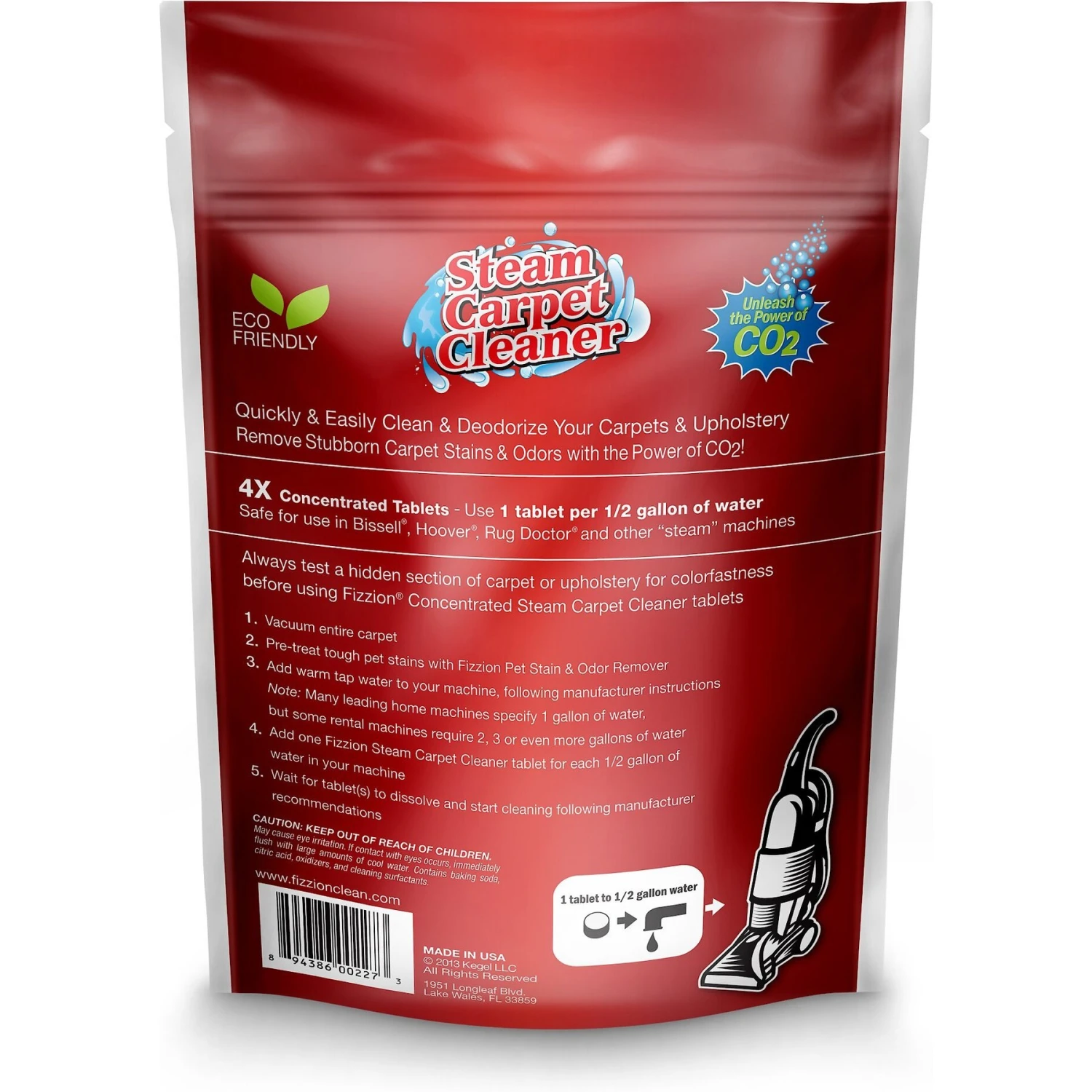 Fizzion Steam Carpet Cleaner Tablets, 20 Count - Image 2