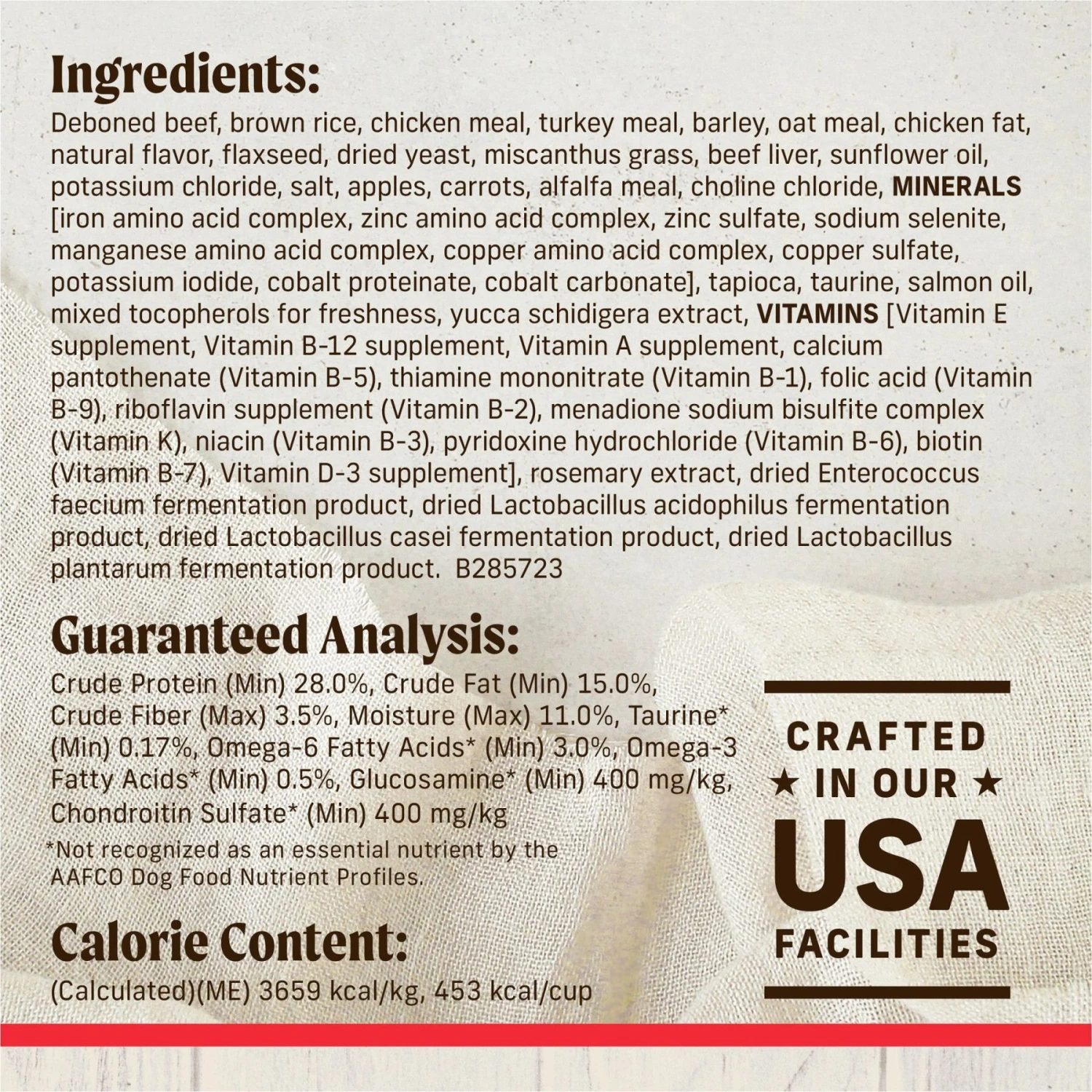 Merrick Healthy Grains Raw-Coated Kibble Real Beef + Brown Rice Recipe Freeze-Dried Dry Dog Food - Image 7