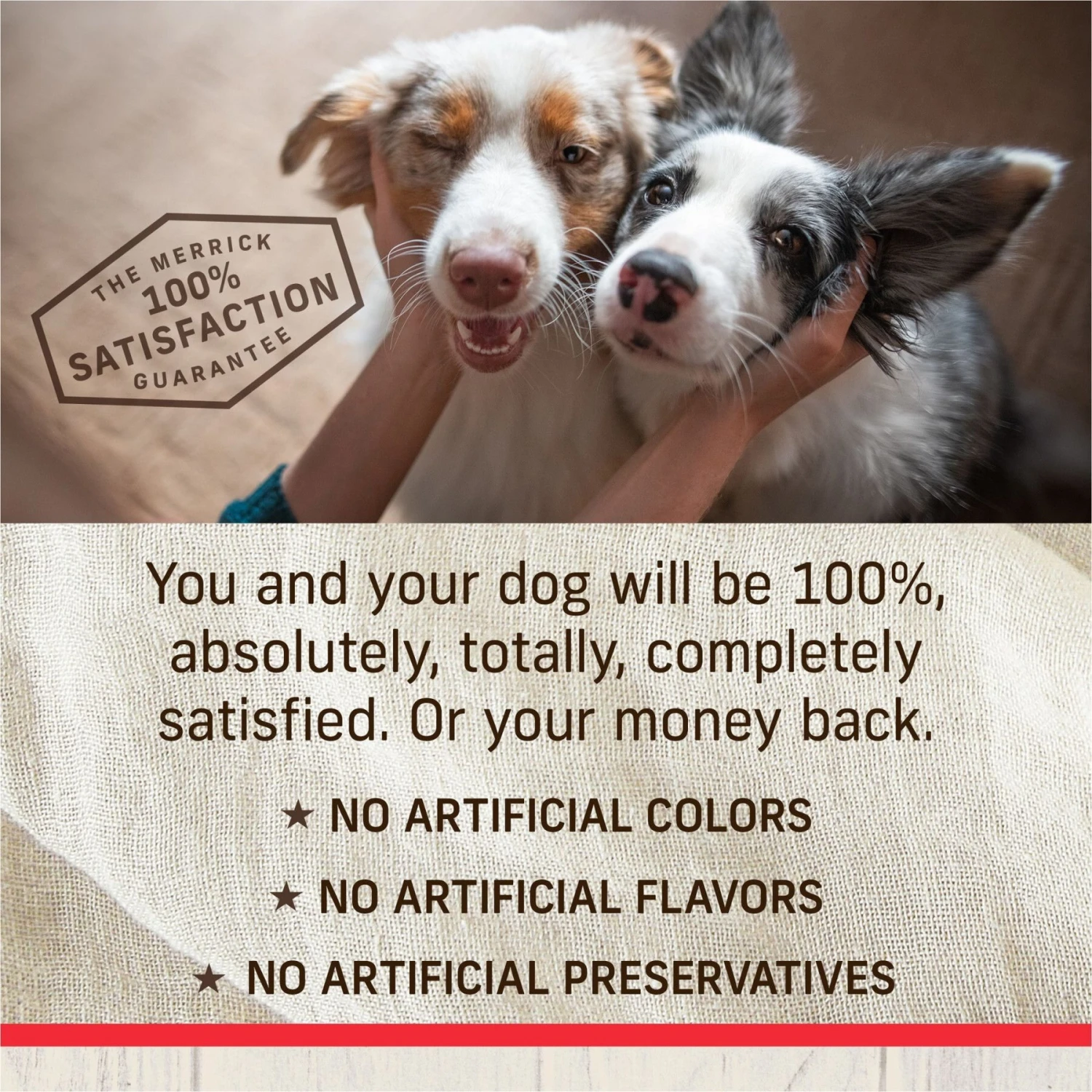 Merrick Healthy Grains Raw-Coated Kibble Real Beef + Brown Rice Recipe Freeze-Dried Dry Dog Food - Image 8