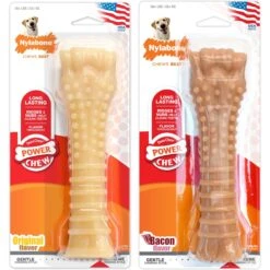 Nylabone Power Chew Dog Chew Toys For Aggressive Chewers Bundle Original