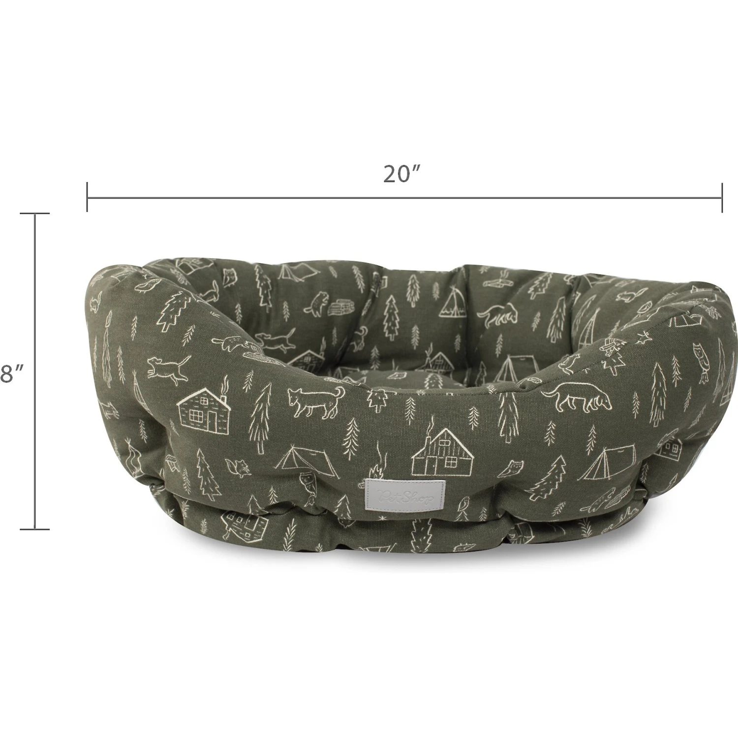 Fringe Studio Camping Dog Cuddler Bed - Image 3