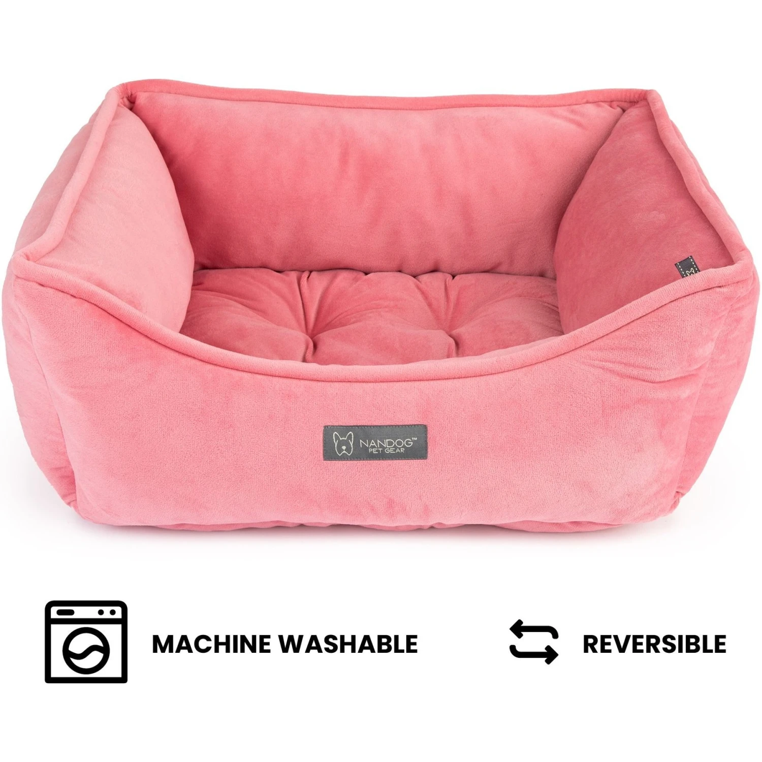 Nandog Reversible Design Cat & Dog Bed - Image 4