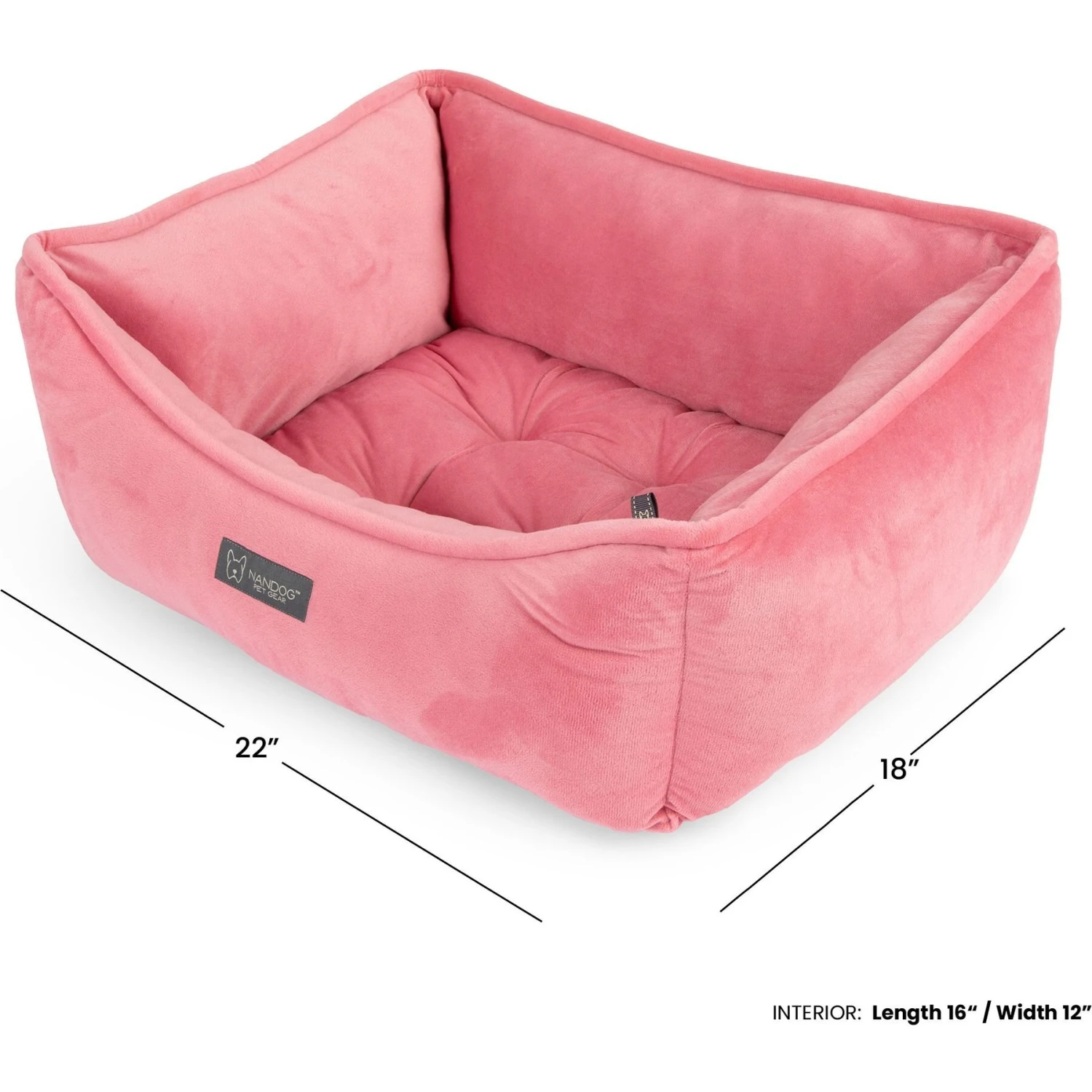Nandog Reversible Design Cat & Dog Bed - Image 5