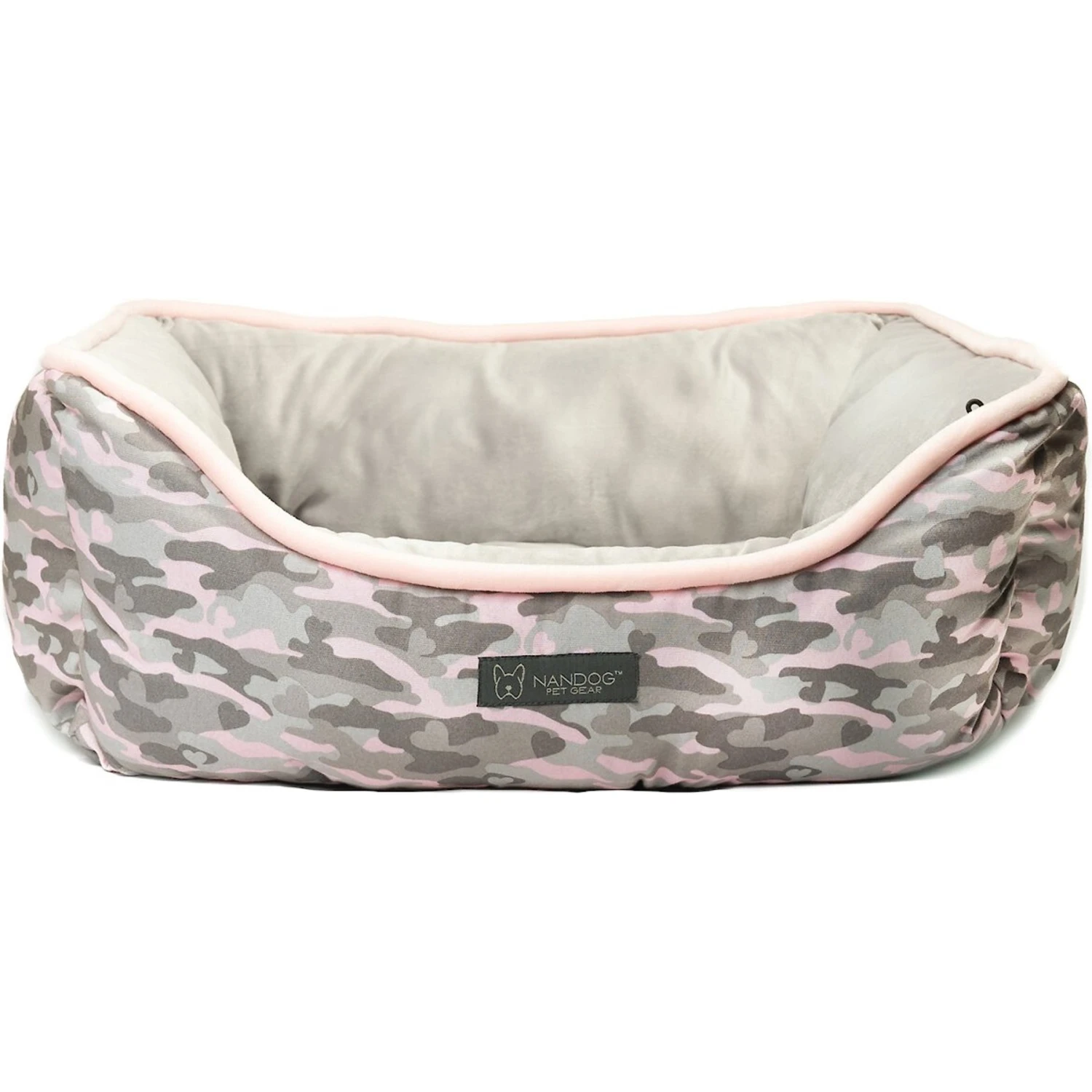 Nandog Reversible Design Camu Cat & Dog Bed