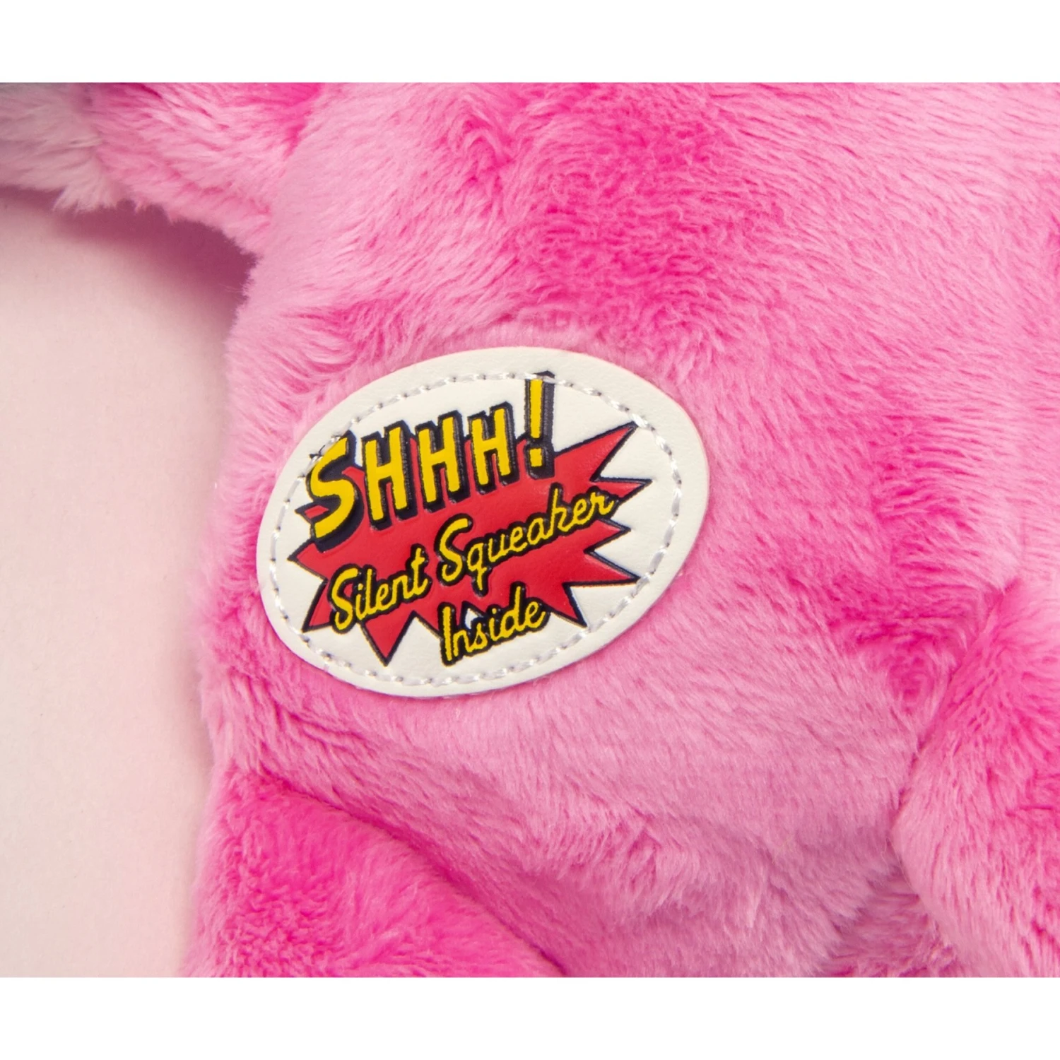 GoDog Silent Squeak Flips Pig Elephant Dog Toy, Pink, Small - Image 4