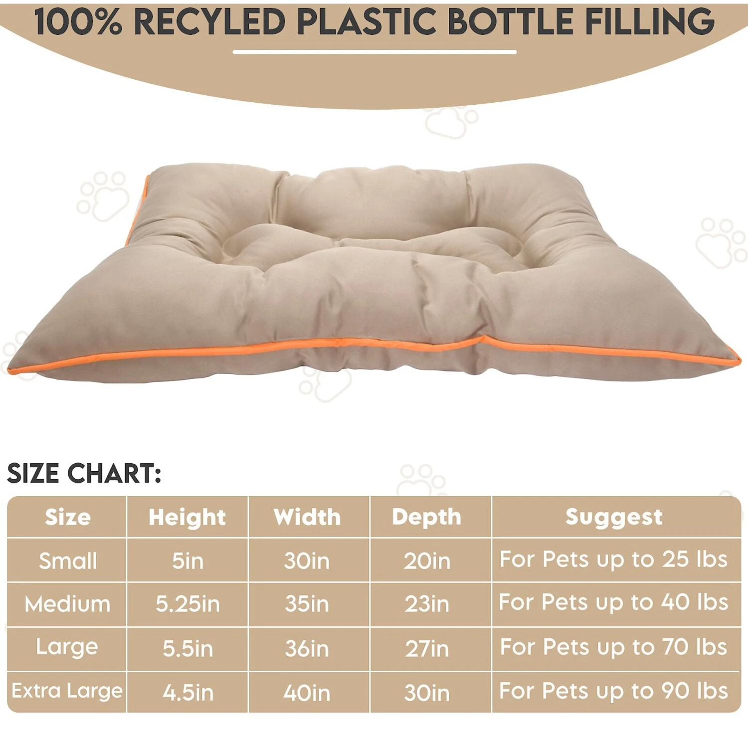 Precious Tails Co-Pilot Waterproof Pillow Cat & Dog Bed - Image 5