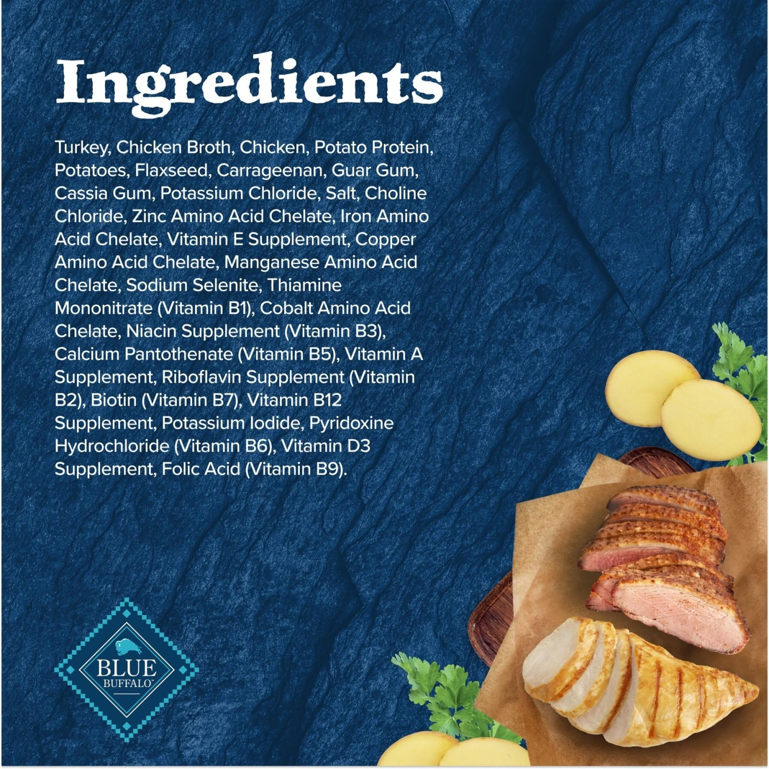 Blue Buffalo Wilderness Turkey & Chicken Grill Grain-Free Canned Dog Food - Image 5