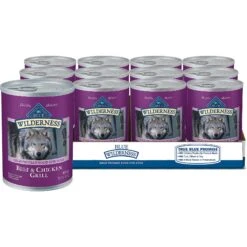 Blue Buffalo Wilderness Beef & Chicken Grill Grain-Free Canned Dog Food