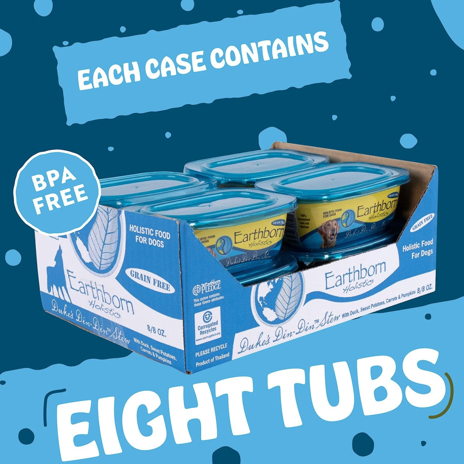 Earthborn Holistic Duke's Din-Din Grain-Free Natural Moist Dog Food - Image 3