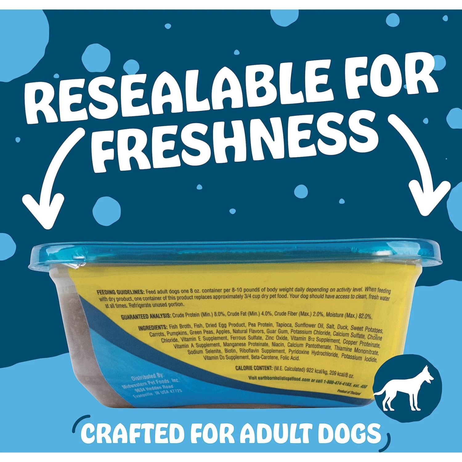 Earthborn Holistic Duke's Din-Din Grain-Free Natural Moist Dog Food - Image 4