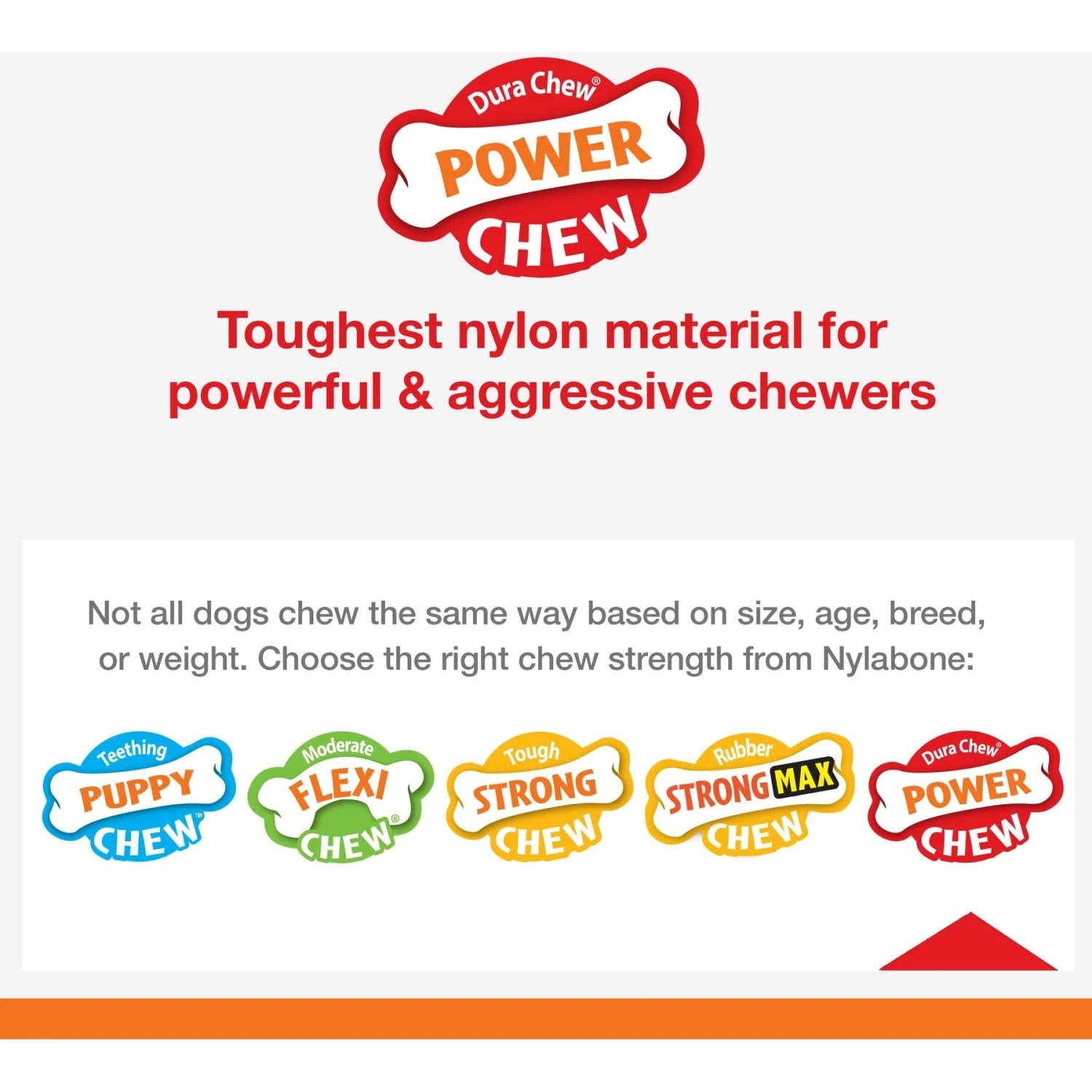 Nylabone Power Chew Textured Dog Chew Ring Toy Flavor Medley - Image 4