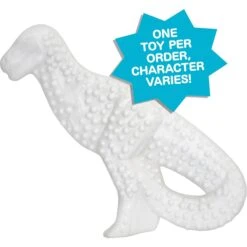 Nylabone Power Chew Dental Chew Chicken Flavored Dinosaur Dog Chew Toy, Character Varies