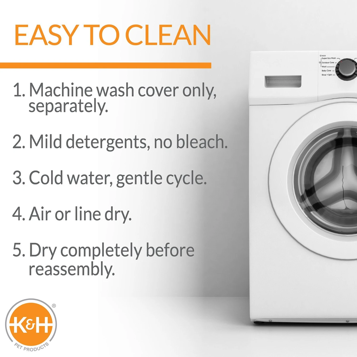 K&H Pet Products Cuddle Cube Pillow Cat & Dog Bed - Image 4