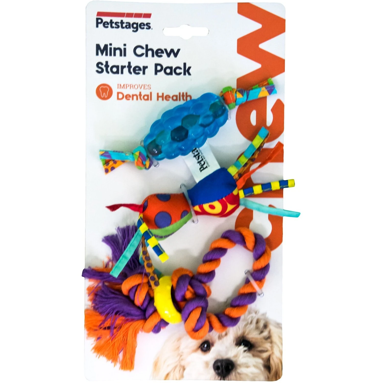 Petstages Mini Dental Triple Pack Tough Dog Chew Toy - Image 6