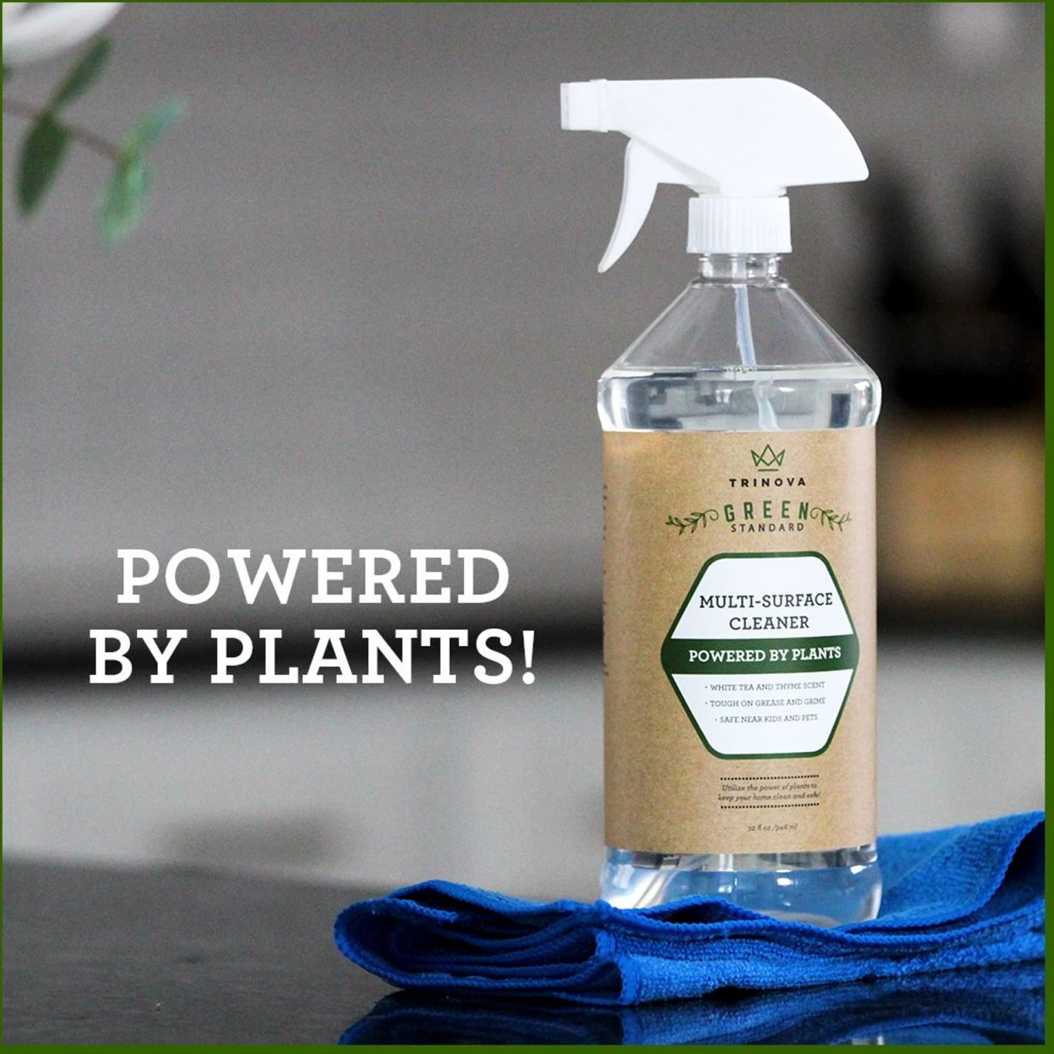 TriNova Natural Multi-Surface Dog, Cat & Small Pet Cleaner, 32-oz Bottle, 2 Count - Image 3