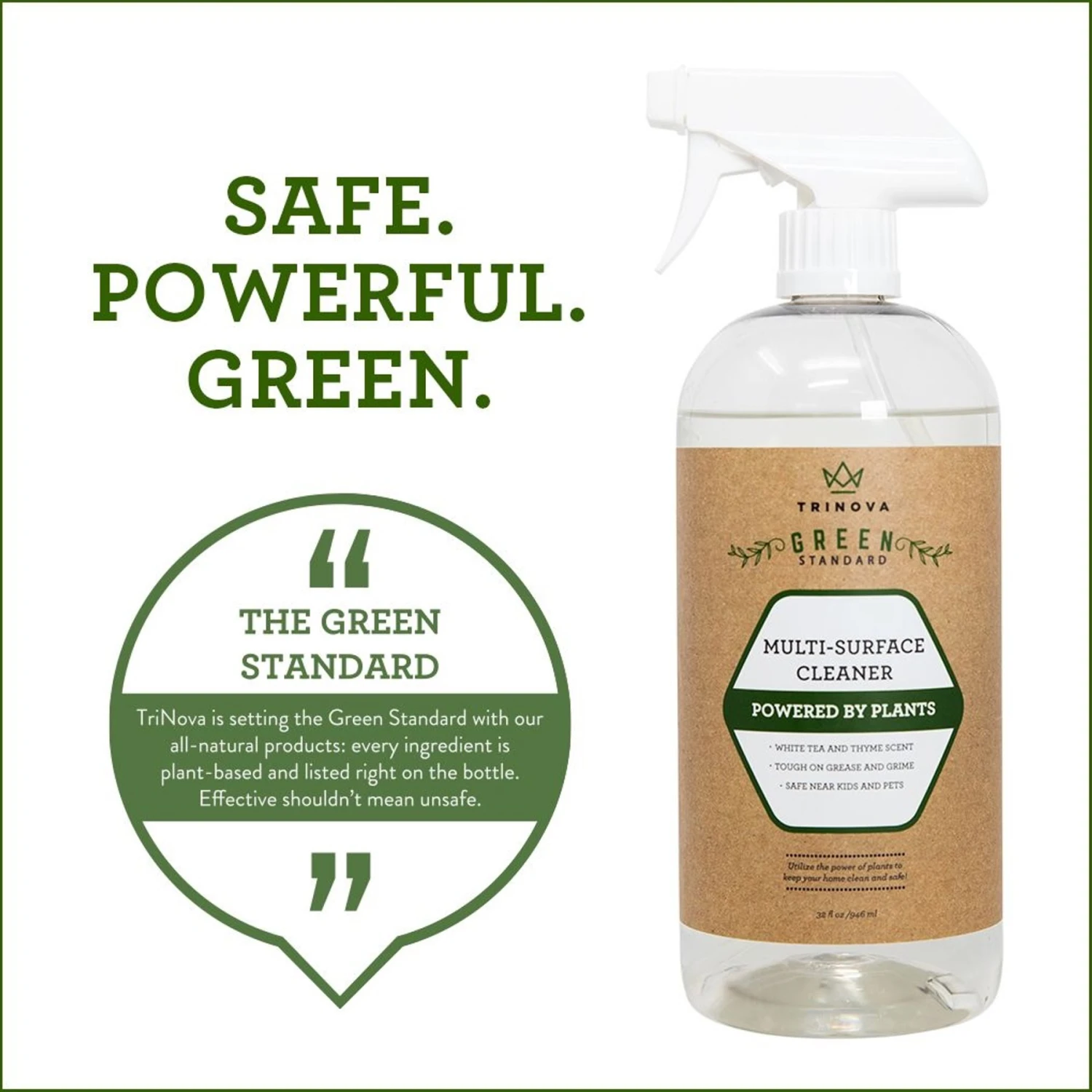 TriNova Natural Multi-Surface Dog, Cat & Small Pet Cleaner, 32-oz Bottle, 2 Count - Image 4