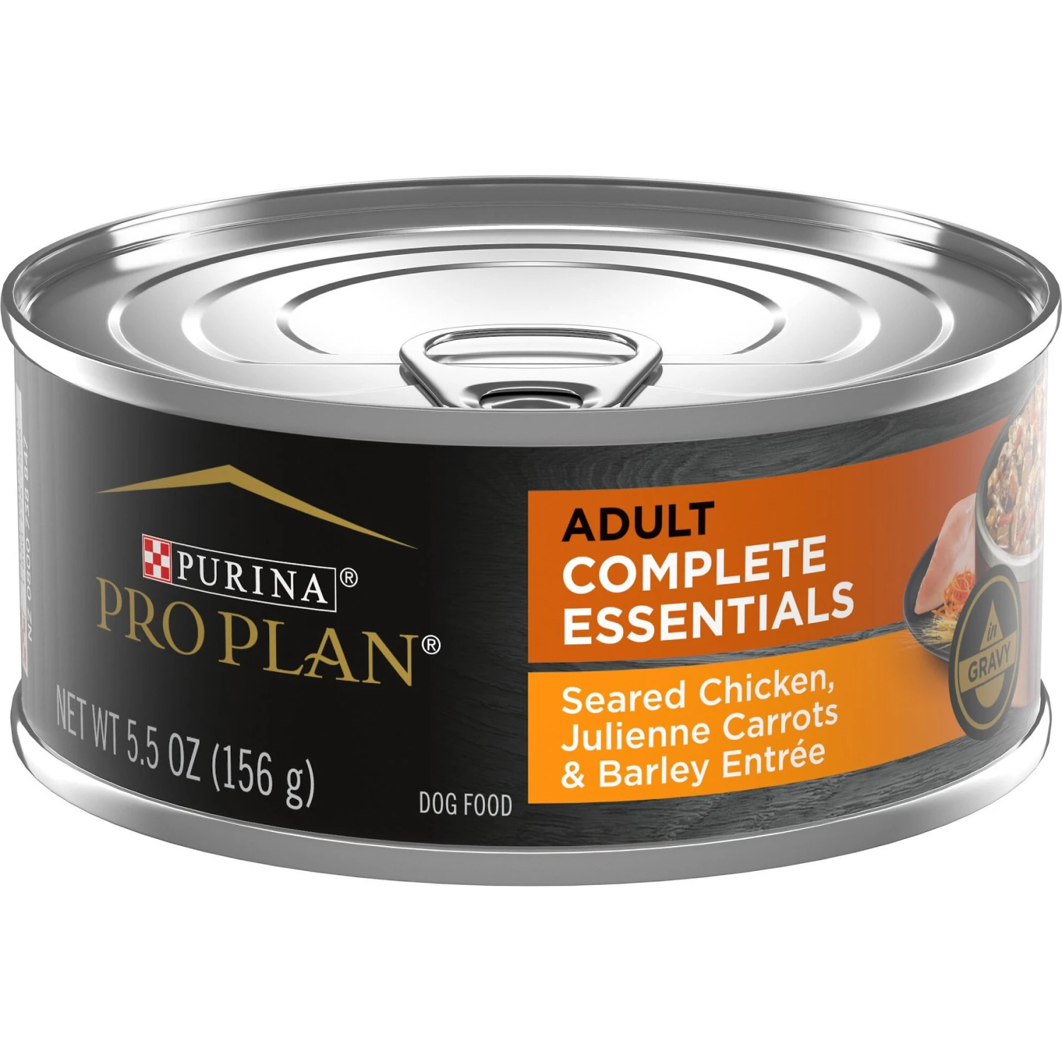 Purina Pro Plan Adult Seared Chicken, Julienne Carrots & Barley Entree In Gravy Canned Dog Food