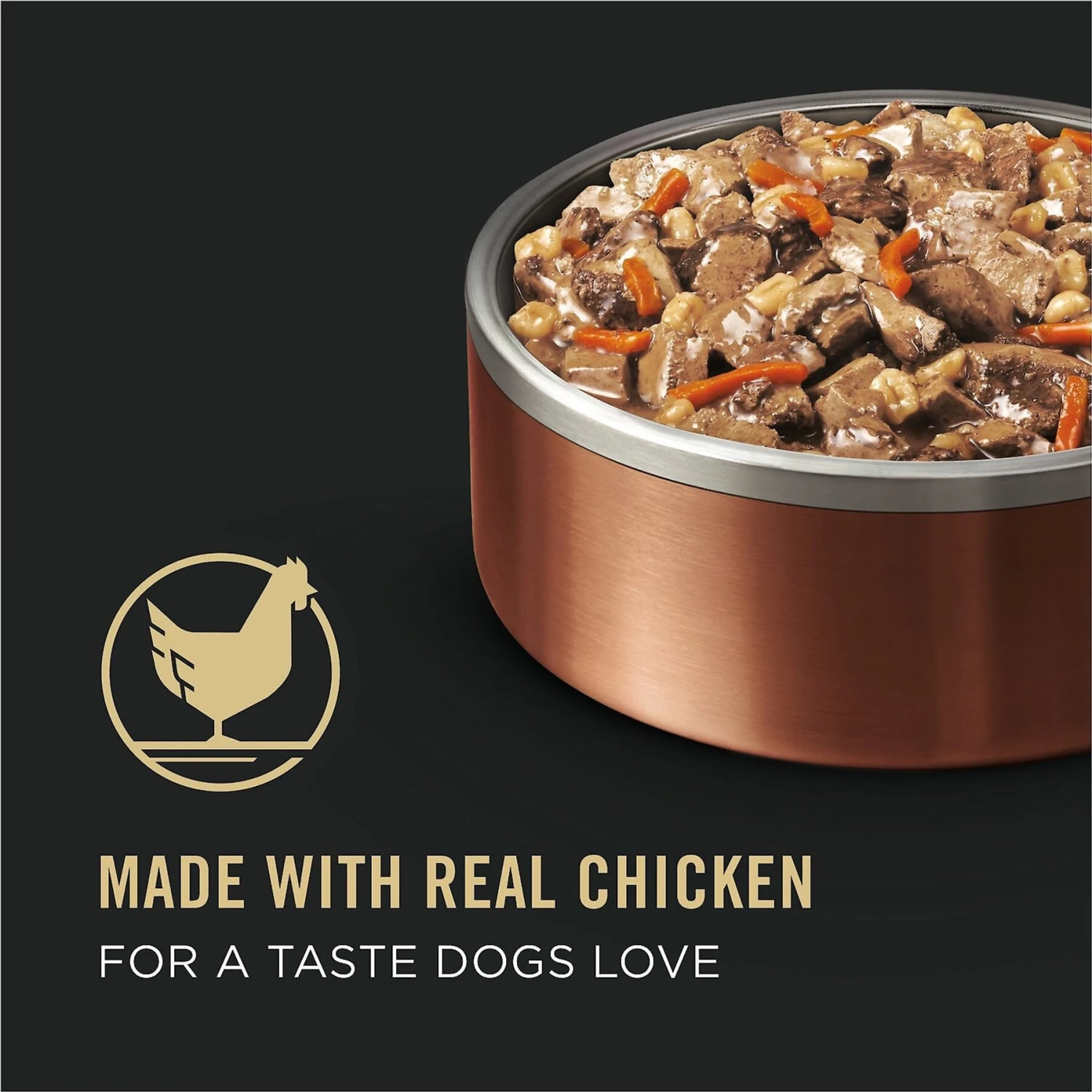 Purina Pro Plan Adult Seared Chicken, Julienne Carrots & Barley Entree In Gravy Canned Dog Food - Image 9