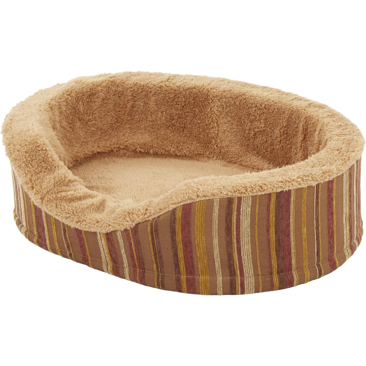 Petmate Antimicrobial Deluxe Bolster Cat & Dog Bed With Removable Cover, Color Varies - Image 3