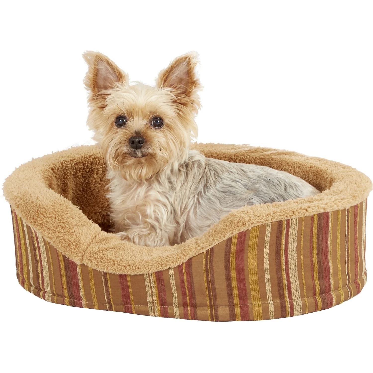 Petmate Antimicrobial Deluxe Bolster Cat & Dog Bed With Removable Cover, Color Varies - Image 4