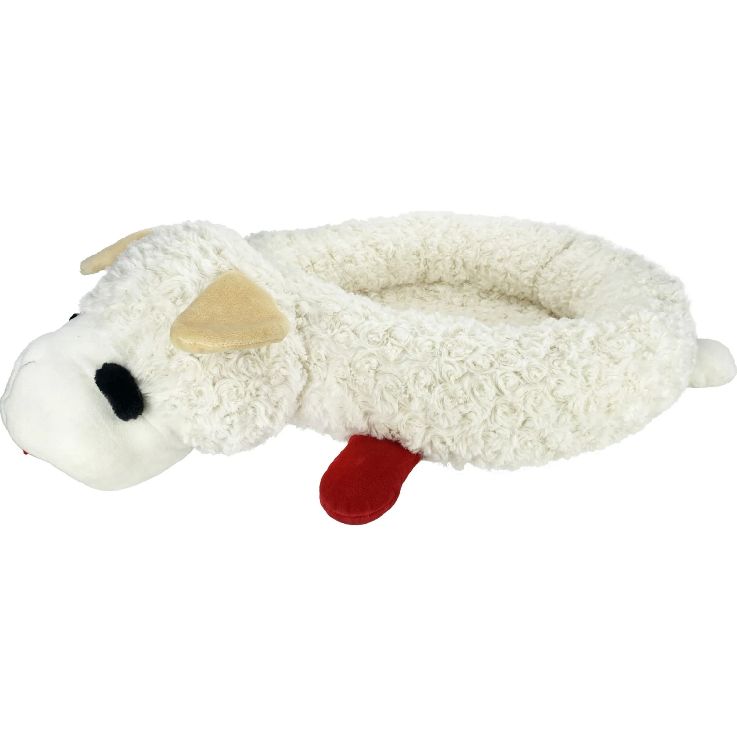 Multipet Lamb Chop Bolster Cat & Dog Bed With Removable Cover
