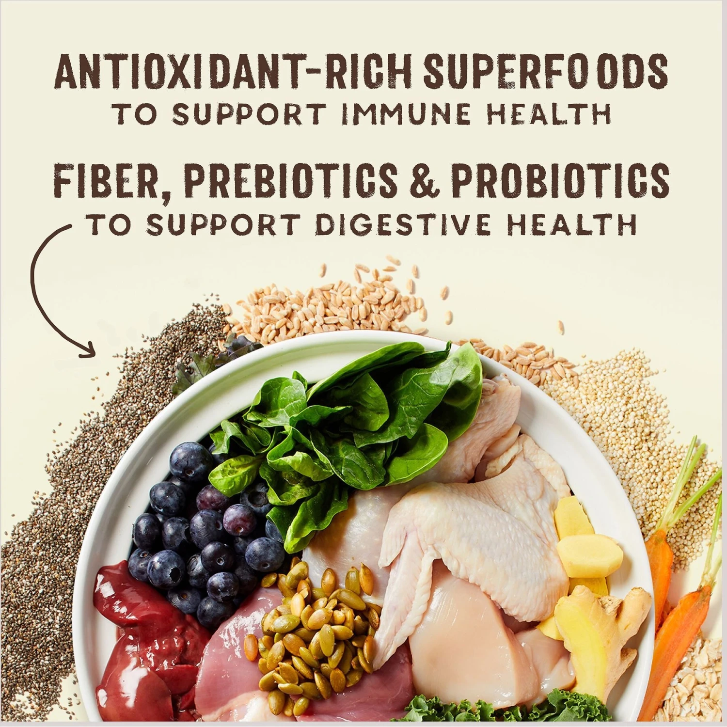 Stella & Chewy's SuperBlends Raw Coated Wholesome Grains Cage-Free Chicken & Duck Recipe With Superfoods Dry Dog Food - Image 7