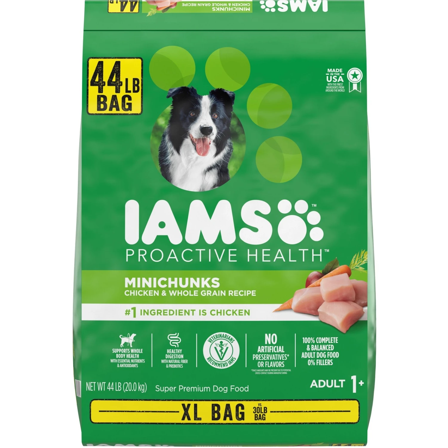 Iams Proactive Health MiniChunks Small Kibble Adult Chicken & Whole Grain Dry Dog Food & Pedigree Choice Cuts In Gravy Variety Pack Adult Wet Dog Food, 3.5-oz Pouch, Case Of 30 - Image 6