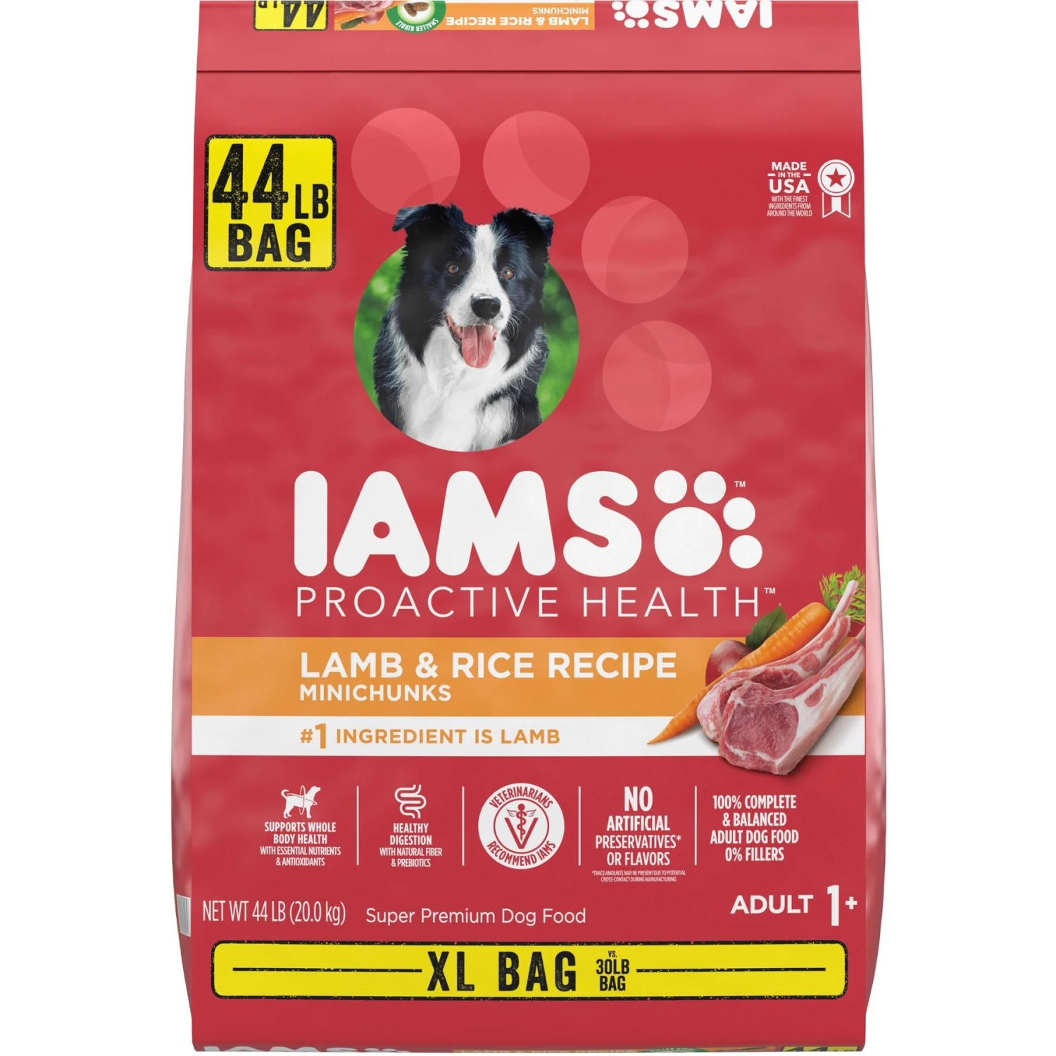 Iams Proactive Health Minichunks Small Kibble With Lamb & Rice Adult Dry Dog Food & Cesar Classic Loaf In Sauce Beef Recipe, Filet Mignon, Grilled Chicken & Porterhouse Steak Flavors Variety Pack Grain-Free Small Breed Adult Wet Dog Food Trays - Image 2