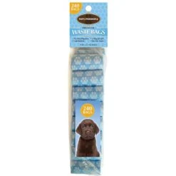 Ruff & Whiskers Blue Dog Waste Bags, 240 Count