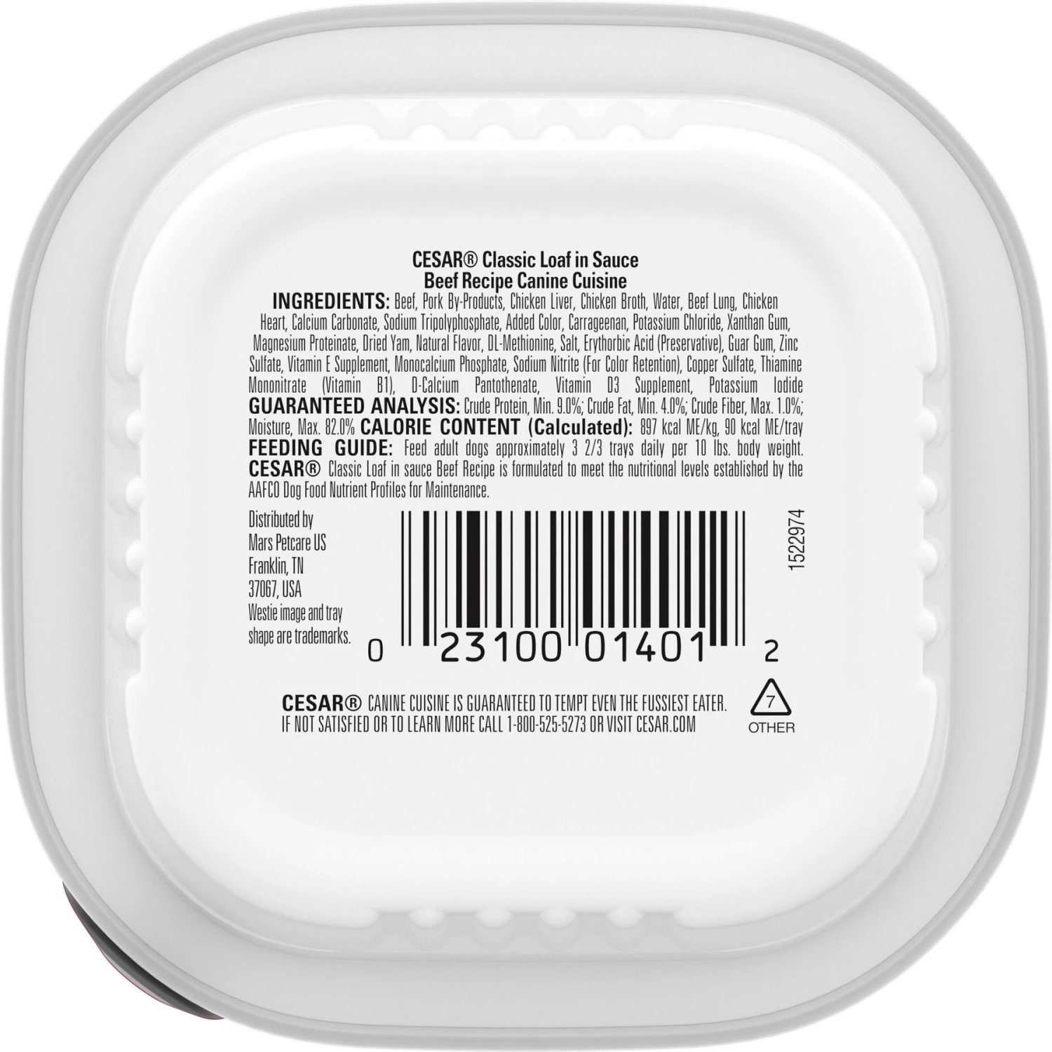 Cesar Classic Loaf In Sauce Beef Recipe Grain-Free Small Breed Adult Wet Dog Food Trays & Cesar Simply Crafted Chicken, Duck, Purple Potatoes, Pumpkin, Green Beans & Brown Rice & Chicken, Carrots, Barley & Spinach Variety Pack Adult Wet Dog Food Meal Topper - Image 3